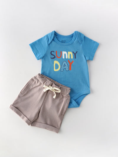 Trendy & Adorable Bodysuit Cord Set for Boys