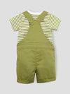 Stylish & Trendy Dungaree With T-Shirt Set For Boys