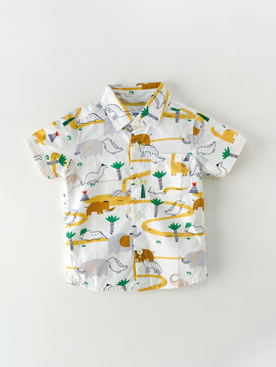 Trendy & Skin-friendly Printed Shirt for Boys