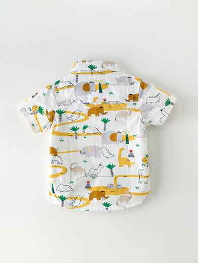 Trendy & Skin-friendly Printed Shirt for Boys