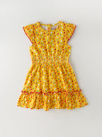 Popees Short Sleeve Printed Frock (1-8 Years) for Baby Girls