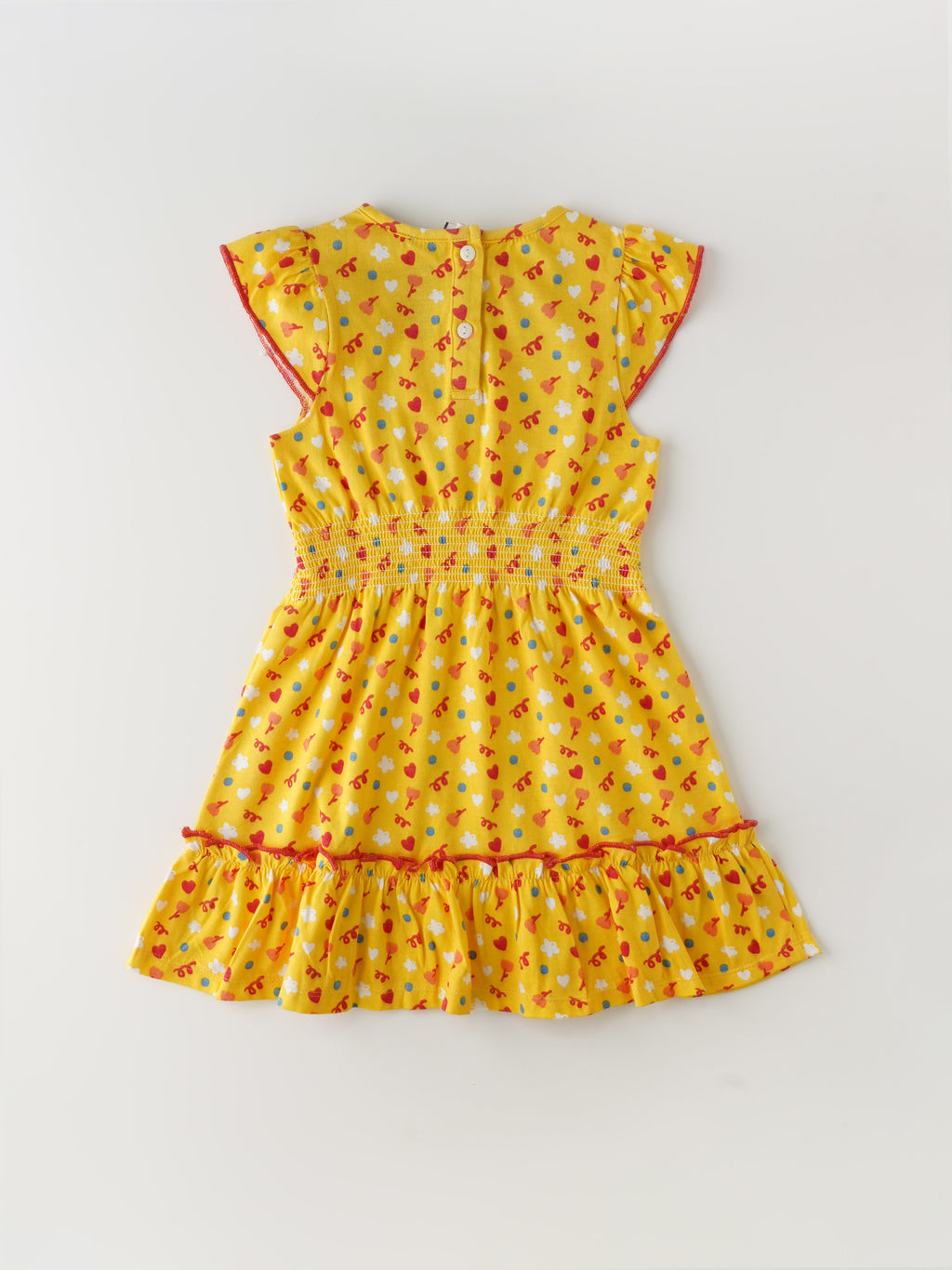 Popees Short Sleeve Printed Frock (1-8 Years) for Baby Girls