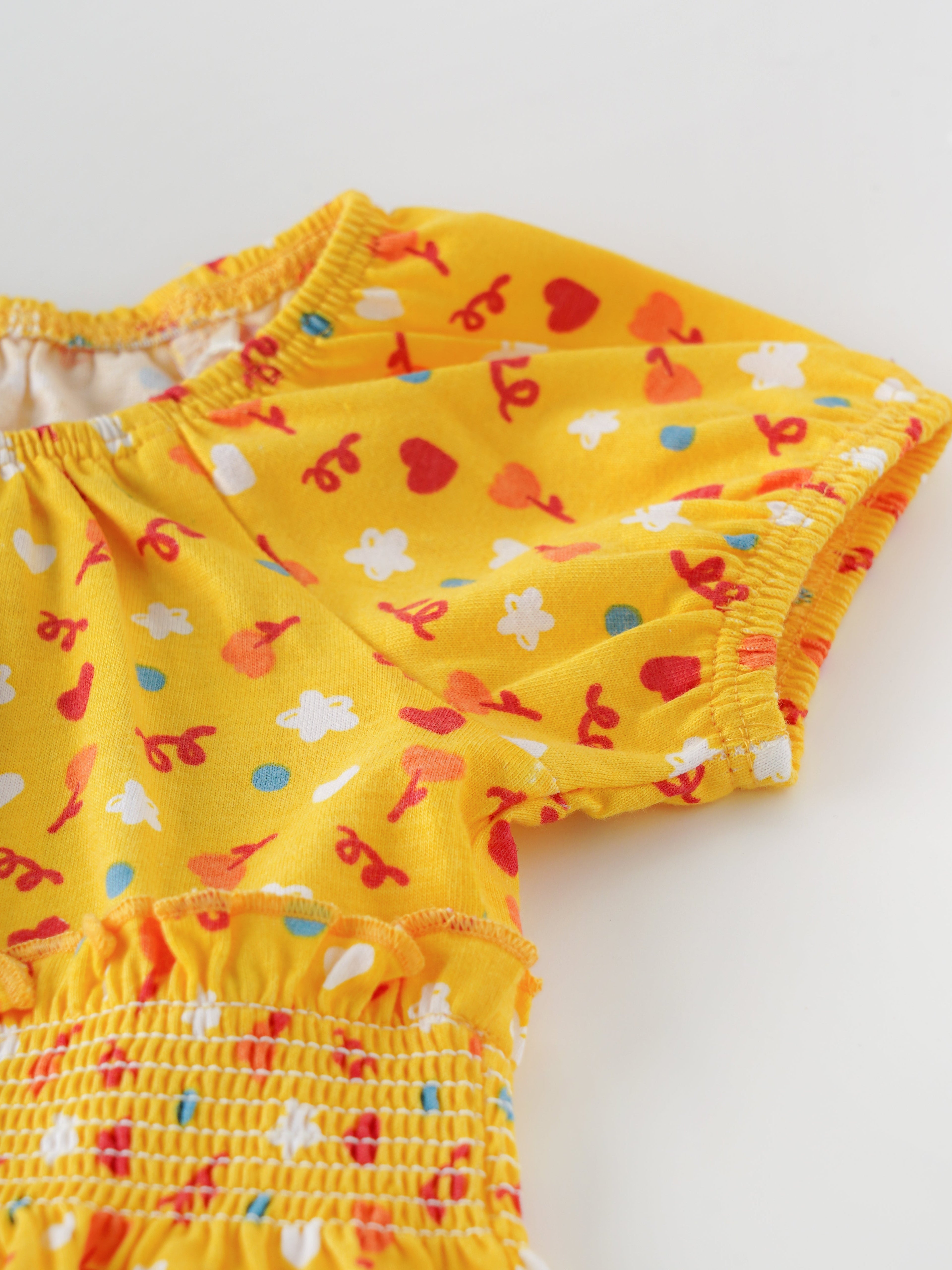 Trendy & Comfy Printed  Dress for Girls