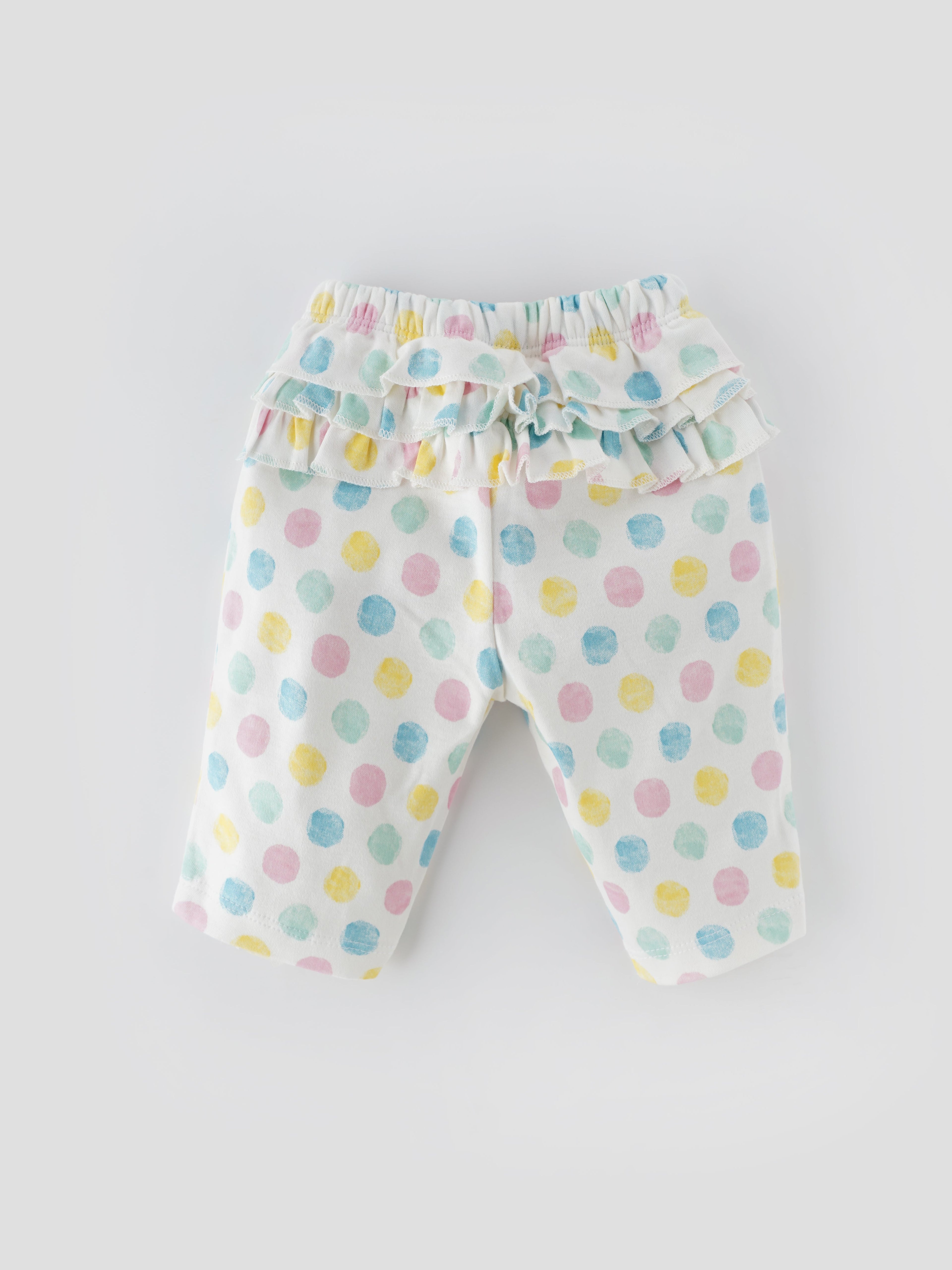 Popees Skin-friendly & Comfy Pants (0-9 Months) for Newborn Girls - Pack of 2