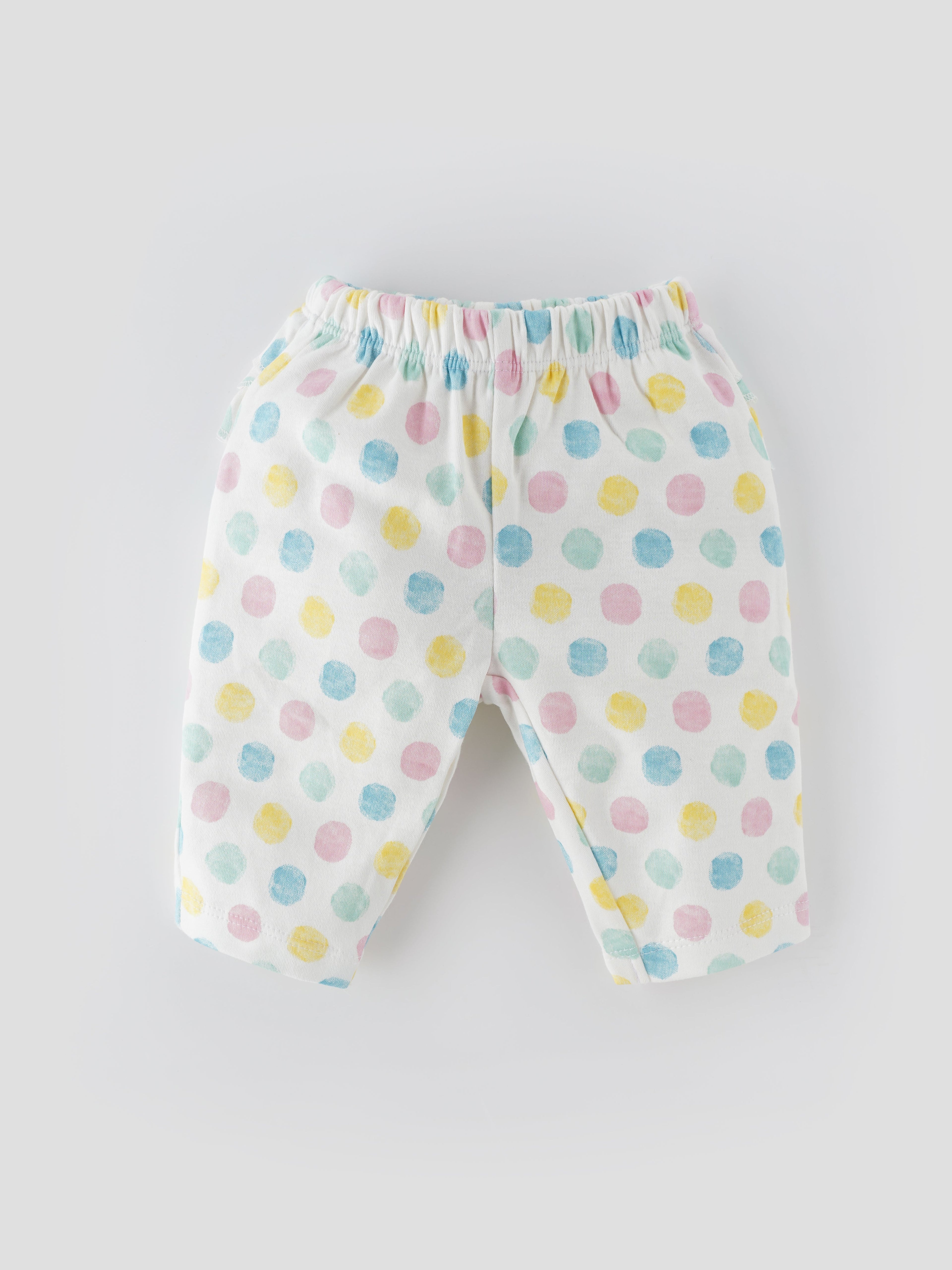 Popees Skin-friendly & Comfy Pants (0-9 Months) for Newborn Girls - Pack of 2