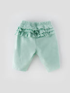 Popees Skin-friendly & Comfy Pants (0-9 Months) for Newborn Girls - Pack of 2