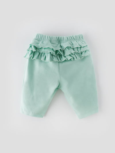 Skin-friendly & Comfy Pants for Newborn Girls (Pack of 2)