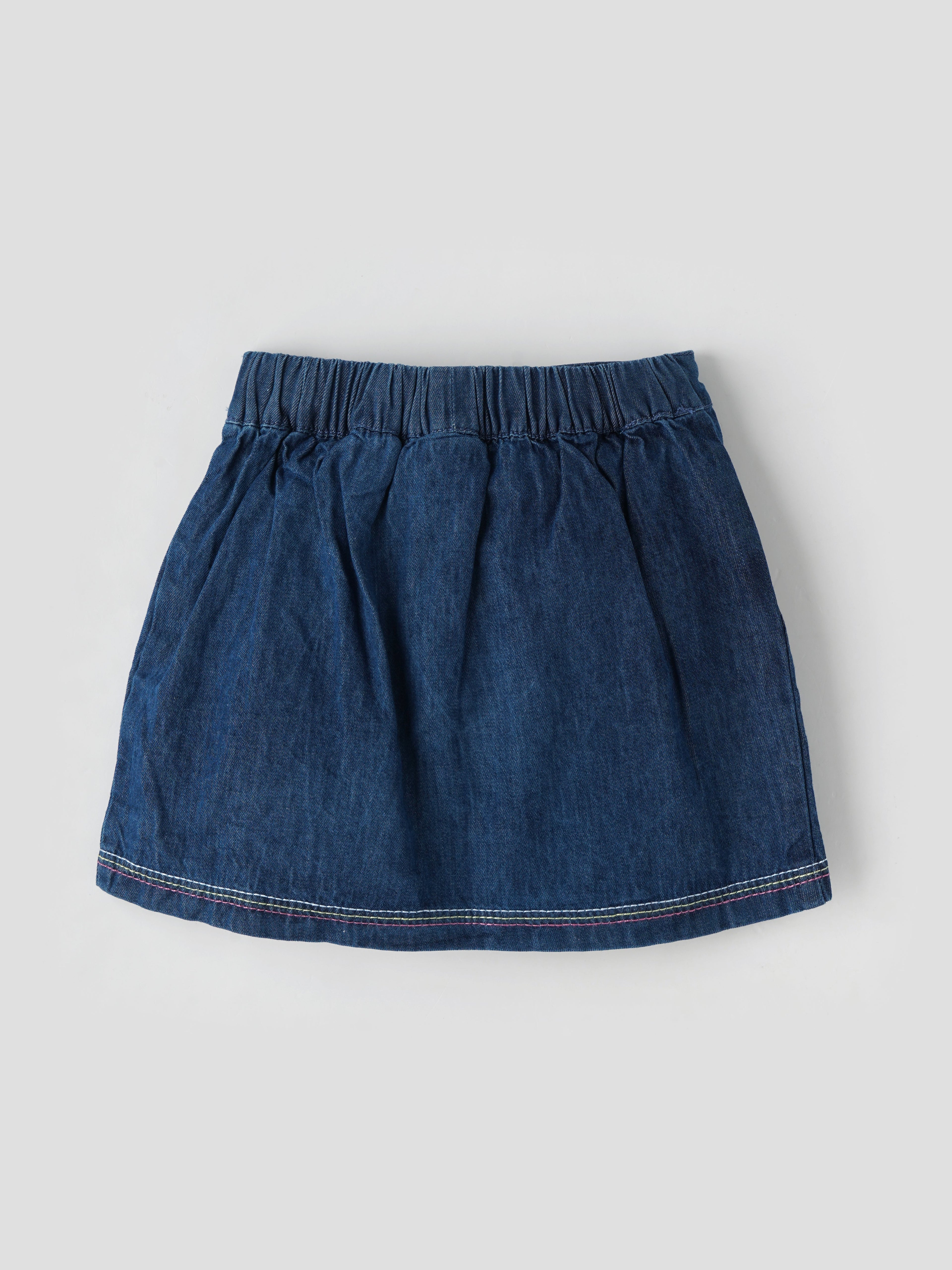 Popees Fashionable Denim Skirt (3-36 Months) for Girls