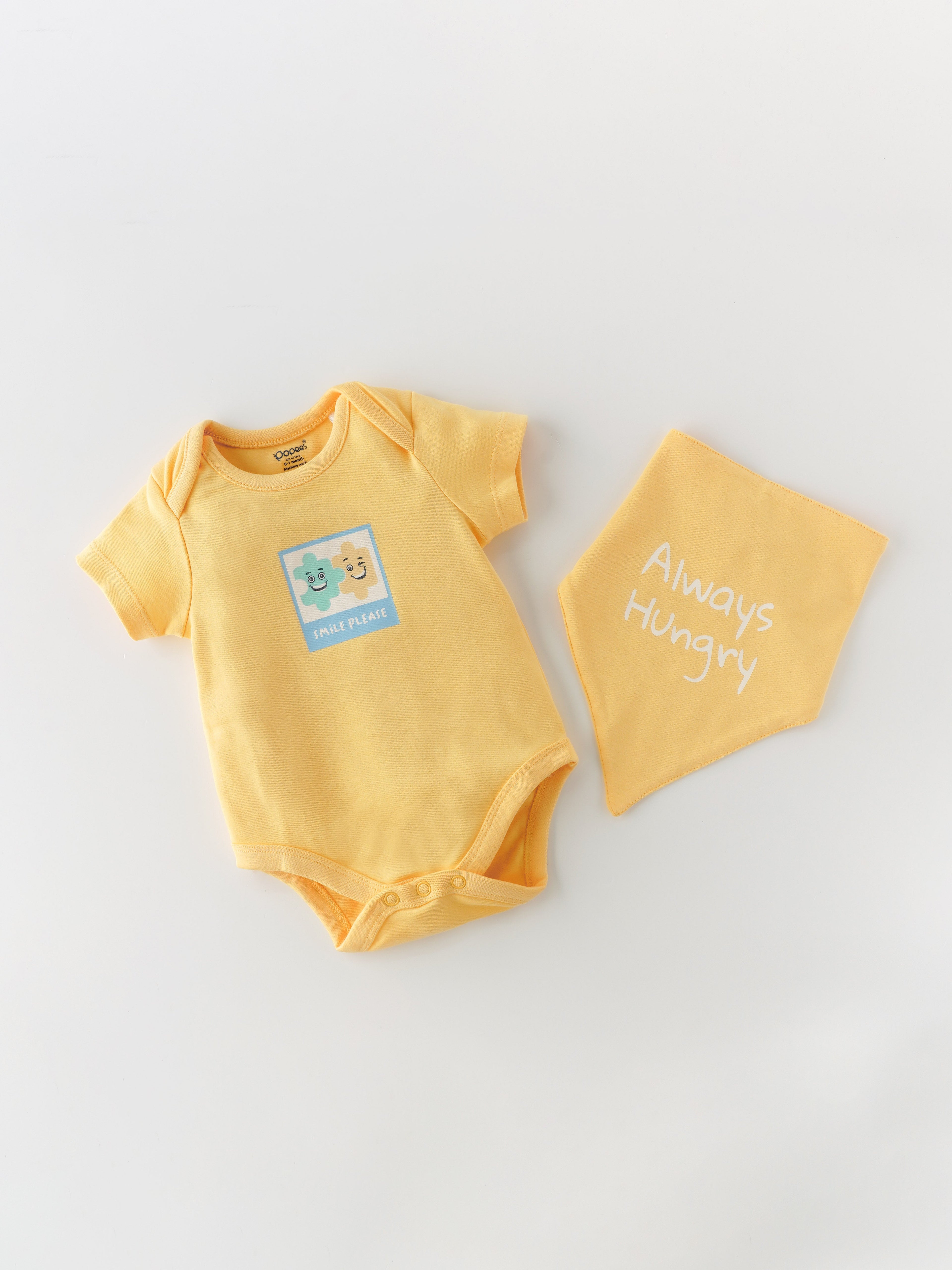 Popees Skin-friendly & Comfy Bodysuit (0-9 Months) for Newborn Boys