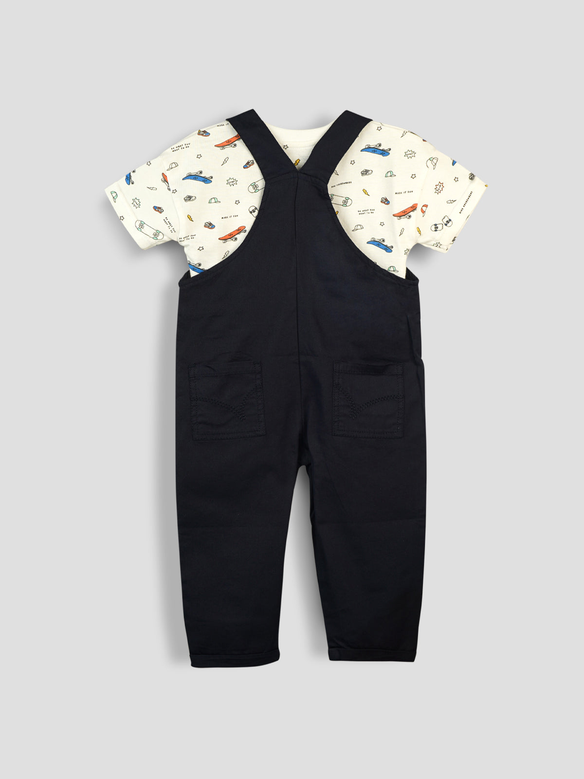 Popees Stylish & Comfy Dungaree Set (1-8 Years) for Boys