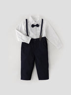Popees Full-Sleeve Party Wear Co-ord Set for Boys (1–8 Years) – Made with Soft, Cotton-Rich Fabric