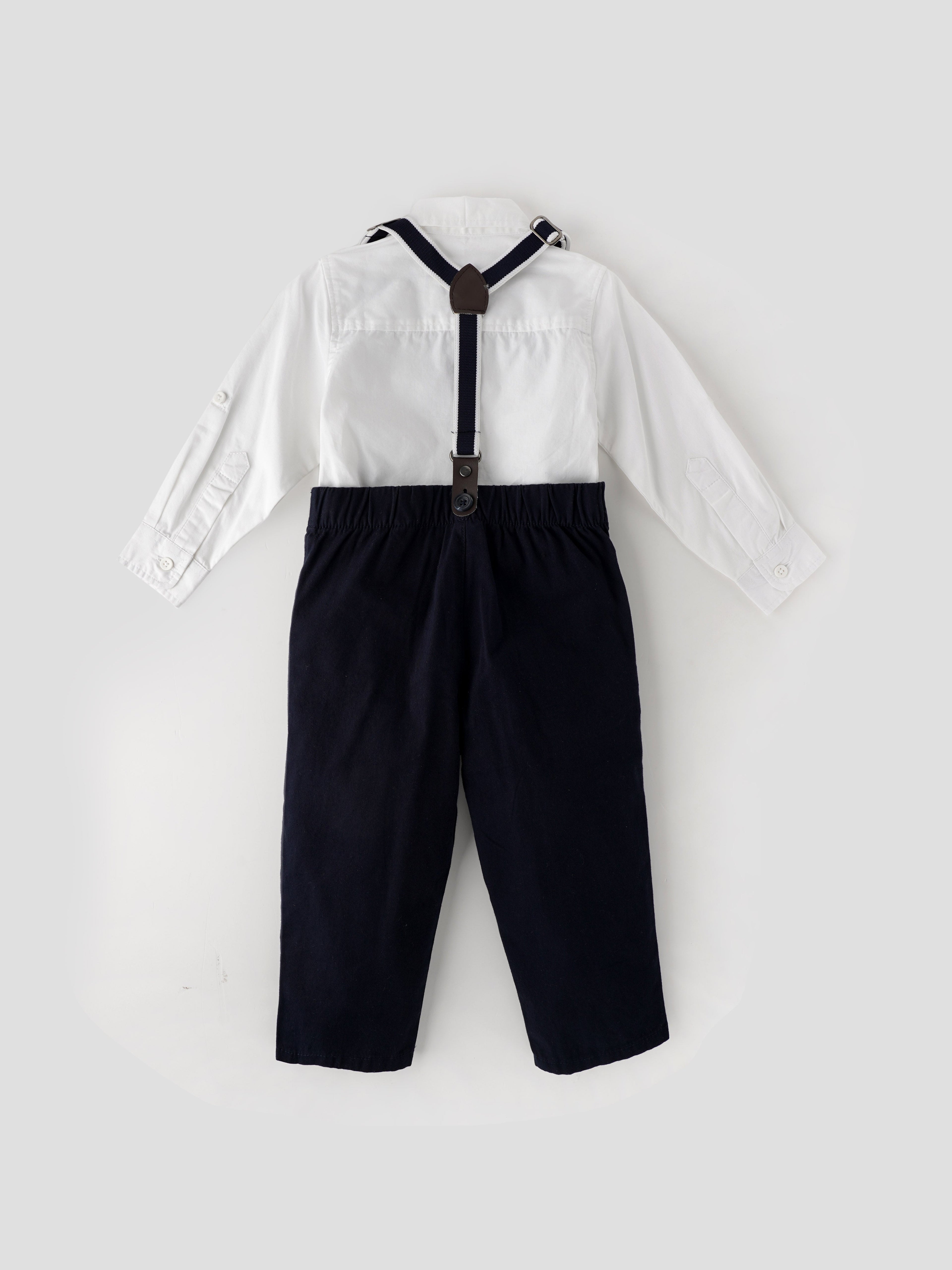 Popees Full-Sleeve Party Wear Co-ord Set for Boys (1–8 Years) – Made with Soft, Cotton-Rich Fabric