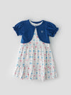 Trendy & Comfy Dress & Shrug Set for Girls