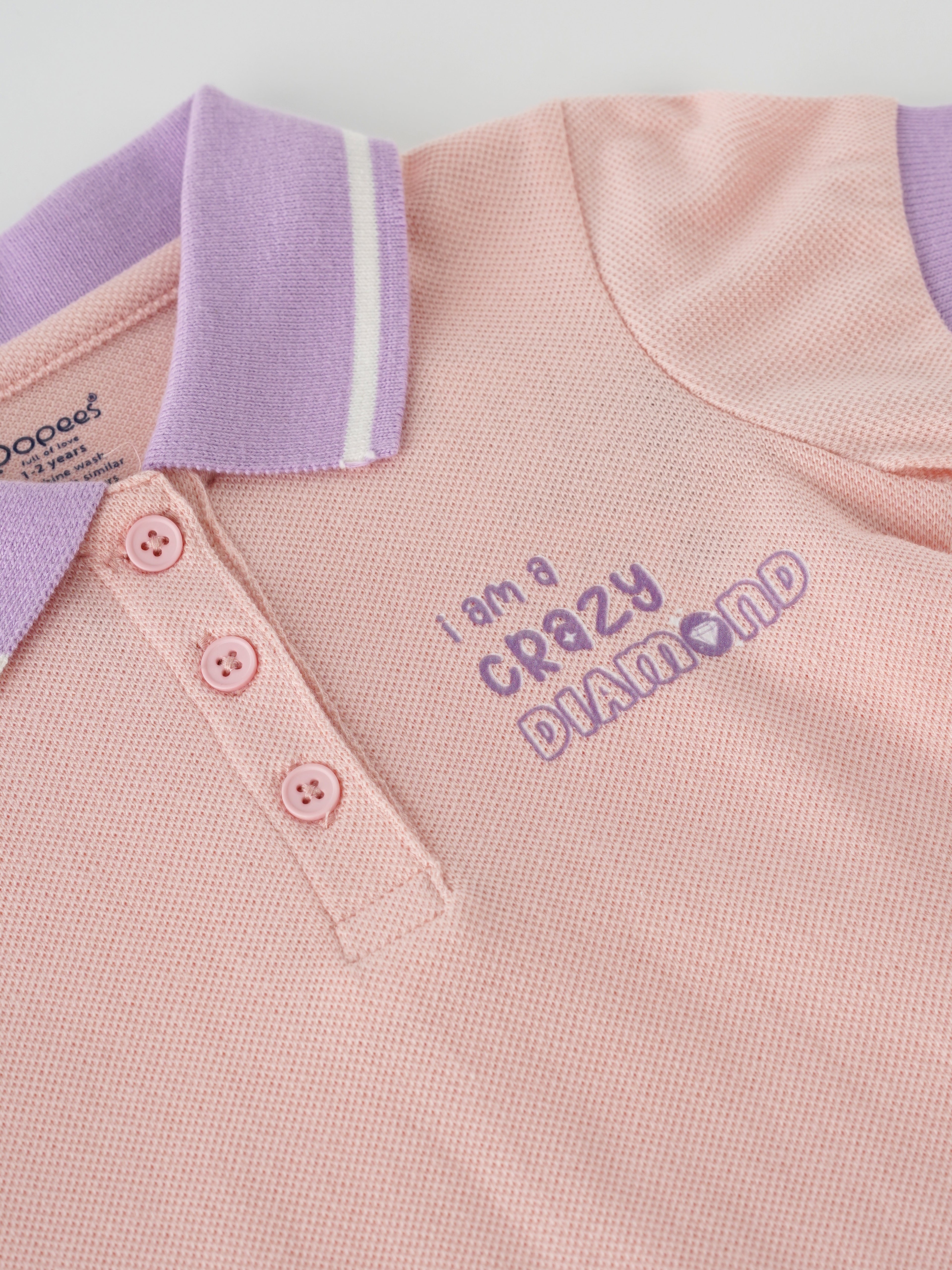 Popees Fashionable T-Shirt (1–8 Years) for Girls – Soft Fabric & Modern Style