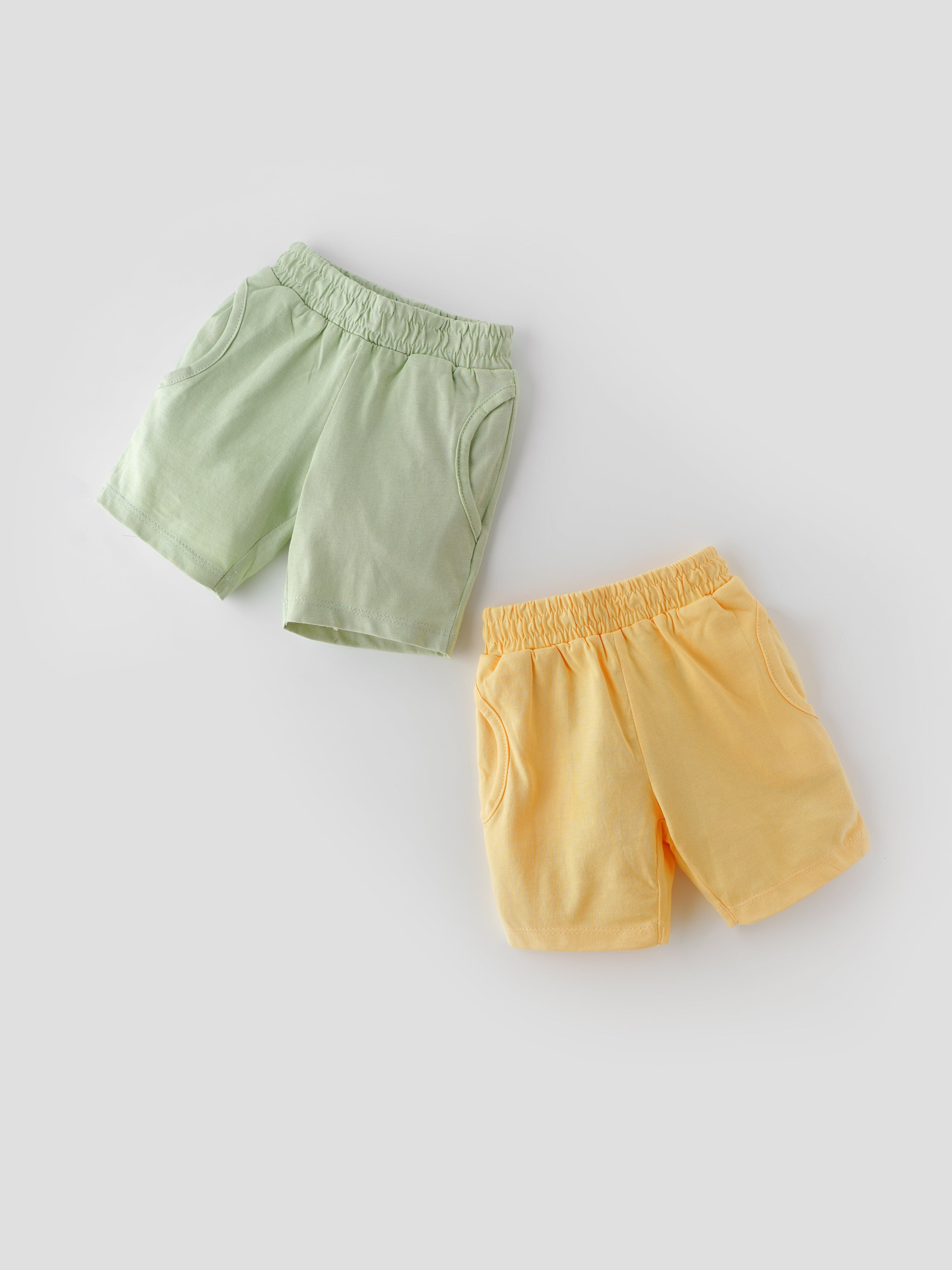 Popees Comfortable & Gentle Shorts (3-36 Months) for Boys - Pack of 2