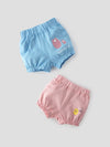 Skin-friendly & Comfy Shorts for Girls (Pack of 2)