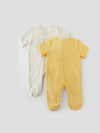 Unisex Pack Of 2  Full Sleeve Sleepsuit With Reversible Mittens & Neck Protecter