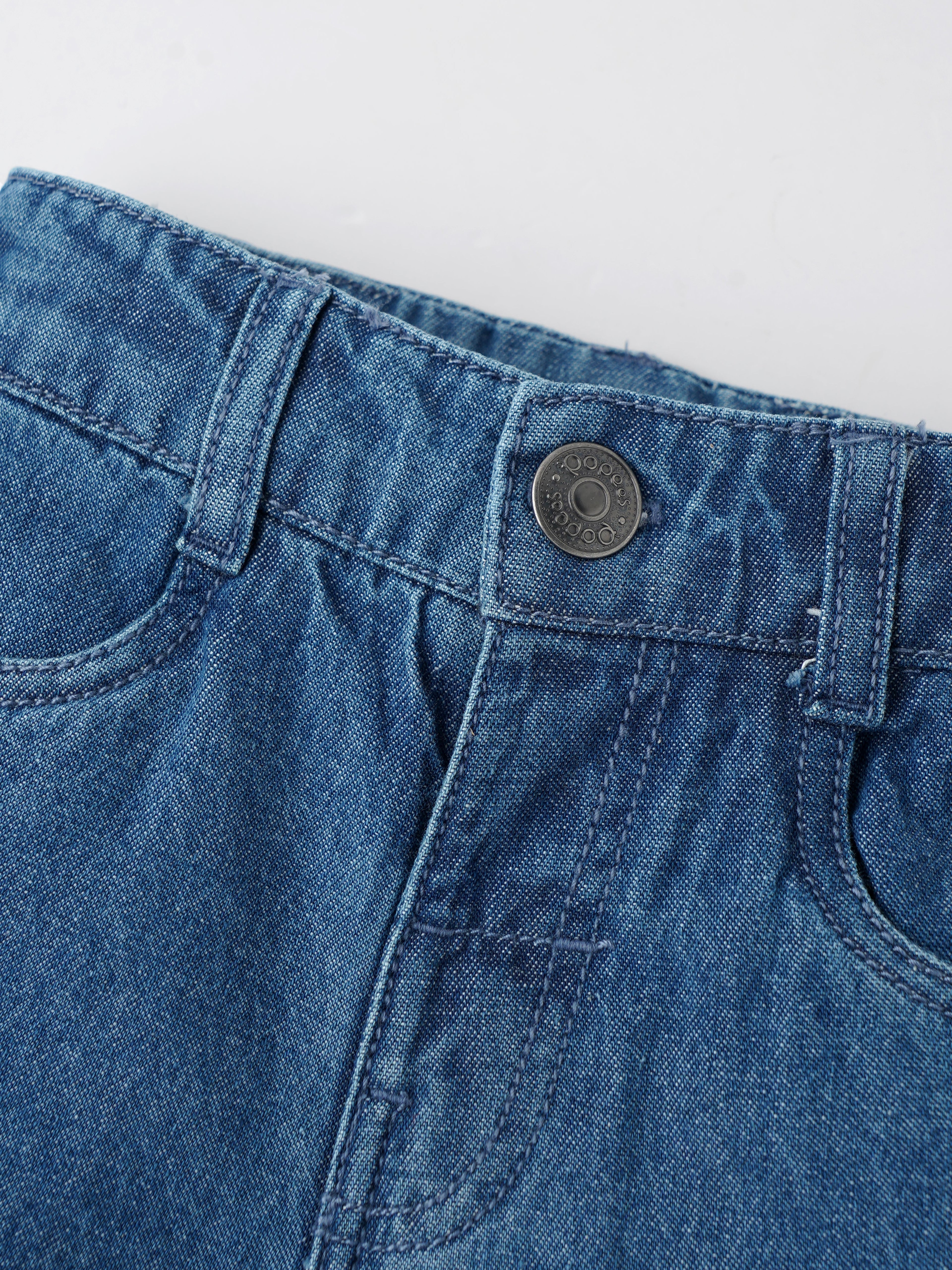 Popees Comfy Denim Pants – Soft, Durable & Easy-to-Wear Everyday Essential (3-36 Months) for Baby Boys