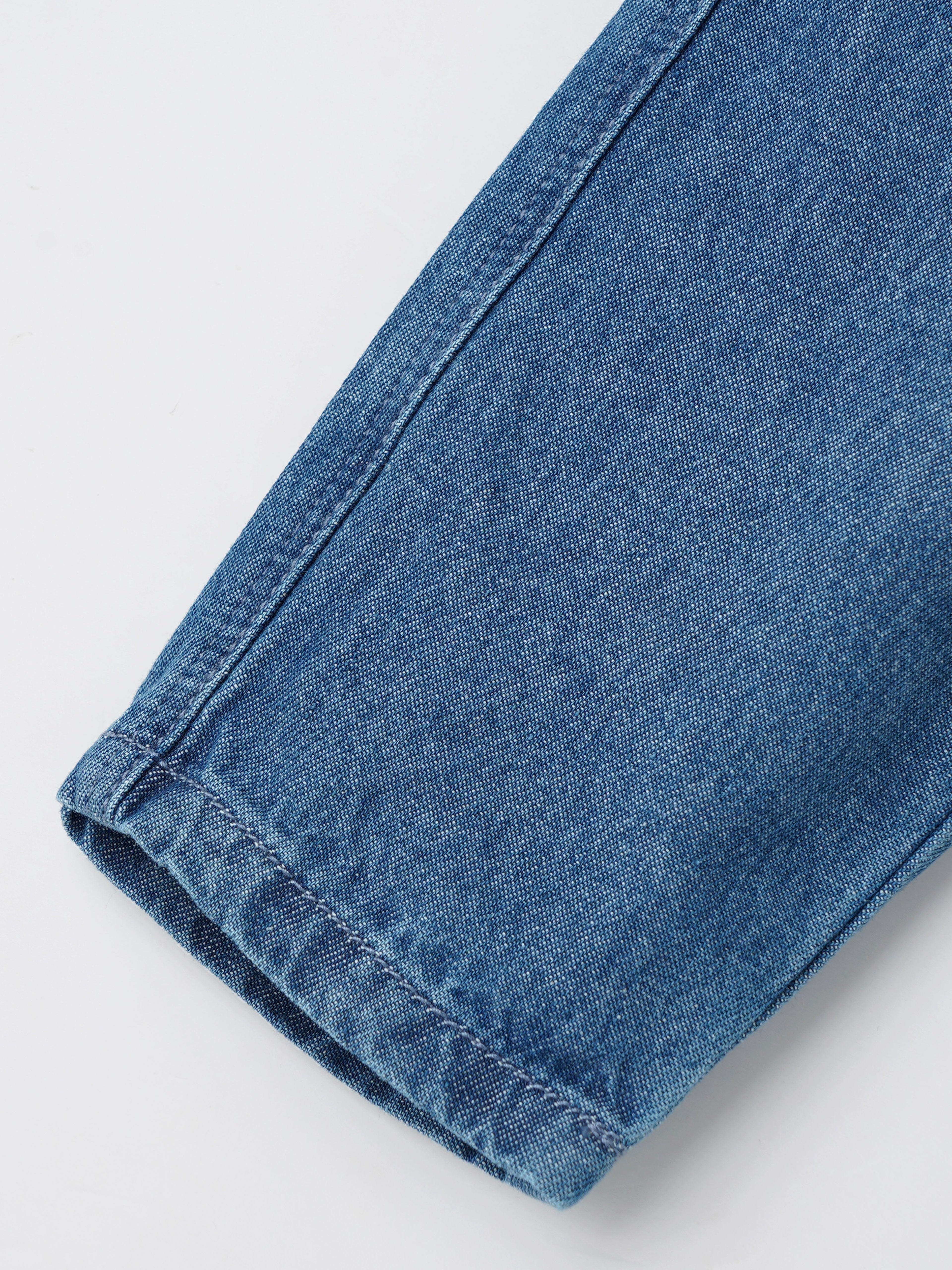 Popees Comfy Denim Pants – Soft, Durable & Easy-to-Wear Everyday Essential (3-36 Months) for Baby Boys