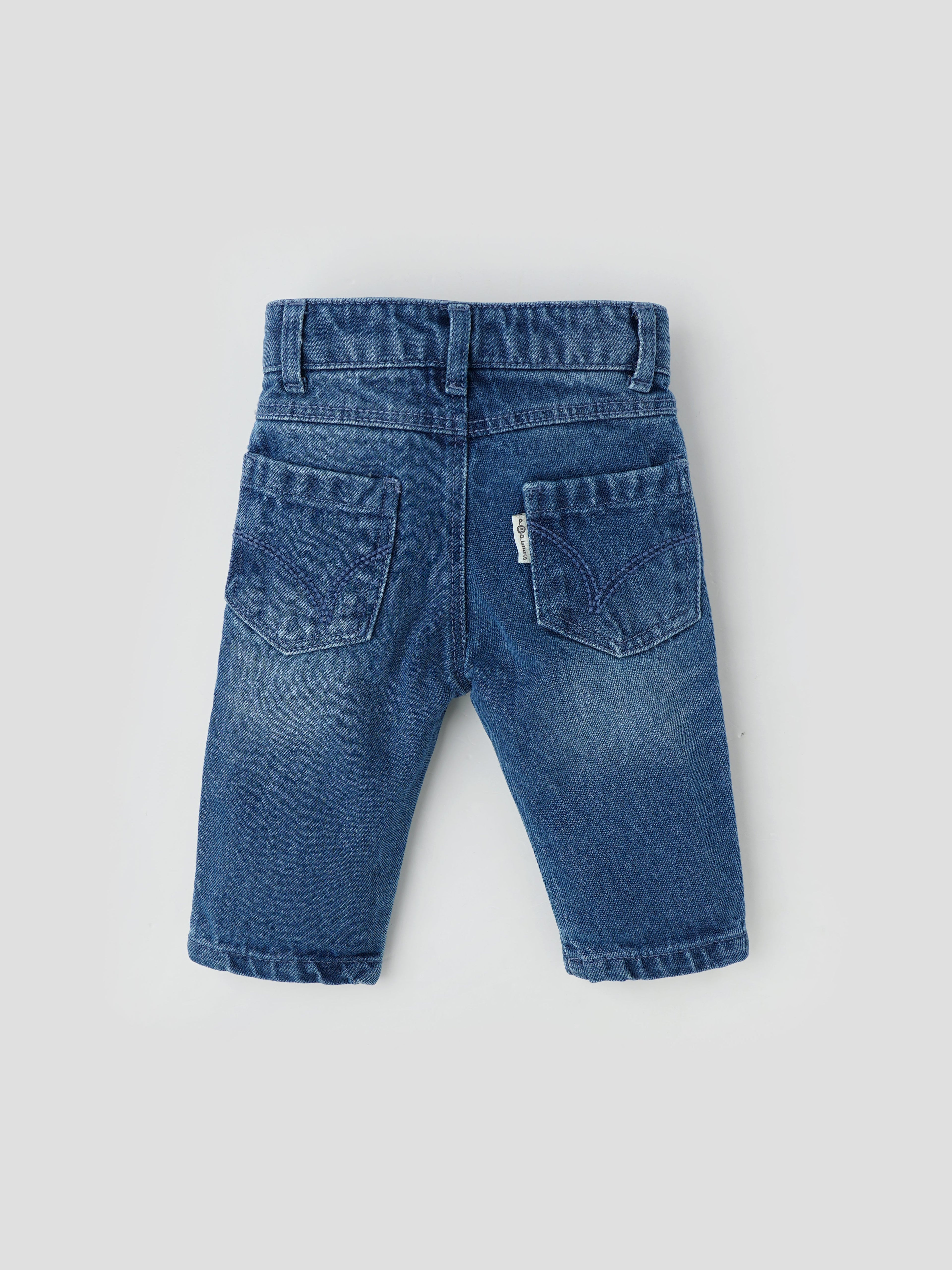 Popees Lightweight Denim Pants Cute & Comfortable (3–36 Months) for Baby Boys