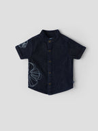 Popees Soft & Stylish Half Sleeve Shirt Citrus Embroidery (3-36 Months) for Baby Boys