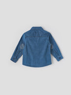 Popees Baby Boys Full Sleeve Denim Shirt| Blue| 3-36 Months