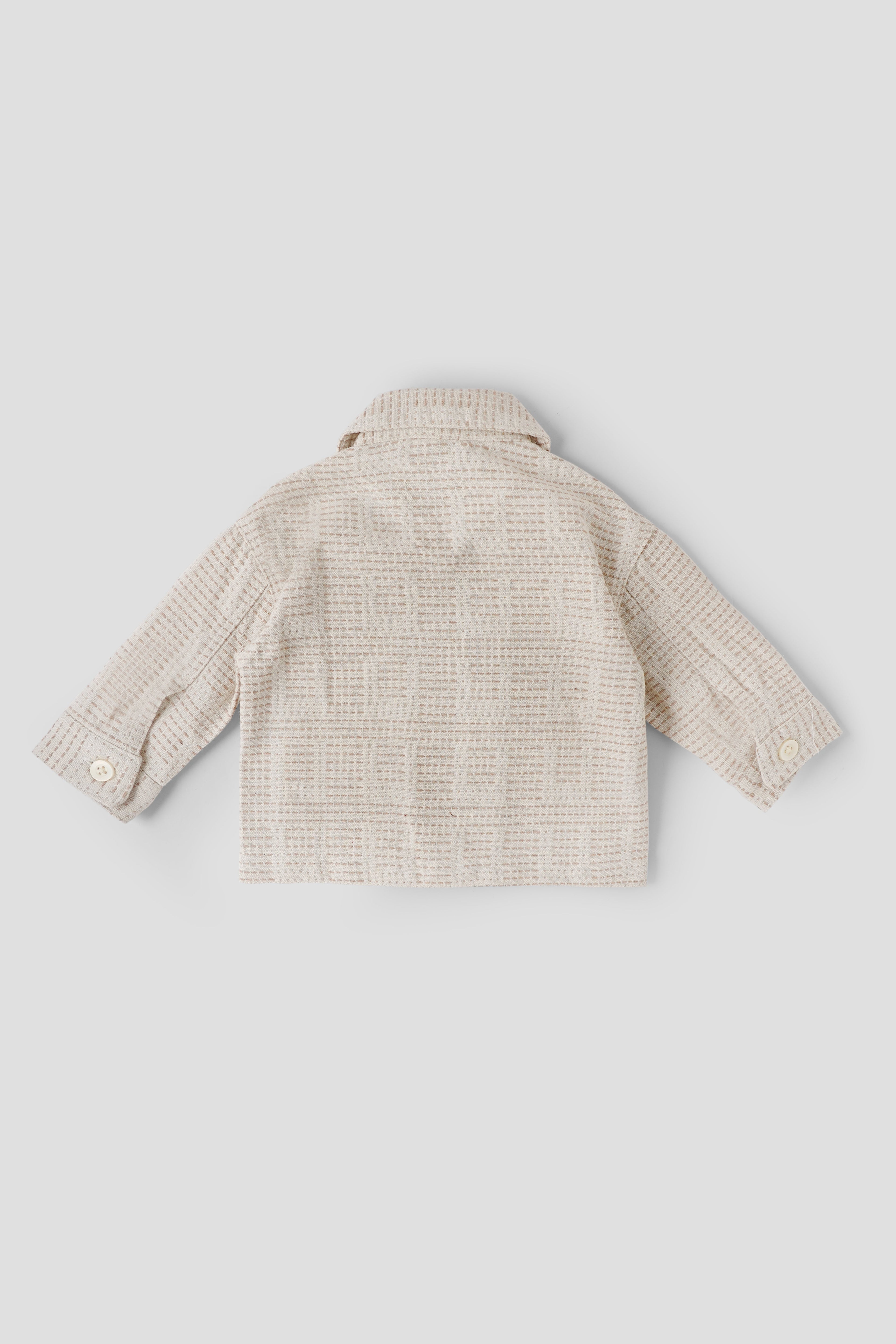 Popees Baby Boys Full Sleeve Cotton Shirt |Soft Collared Infant Wear| 3–36 Months