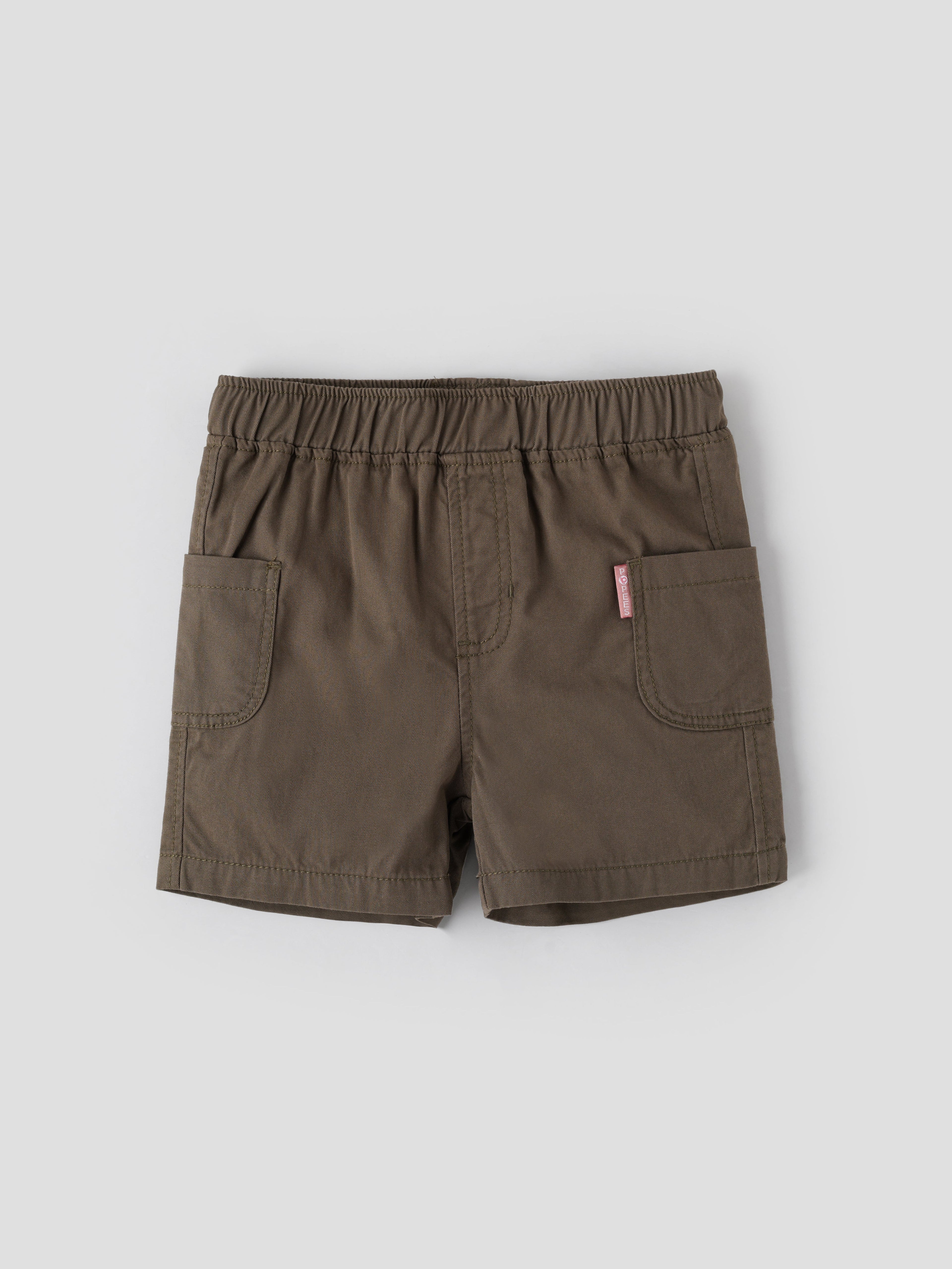 Popees Comfortable Double Pocket Cotton Fabric Shorts (3–36 months) for Boys