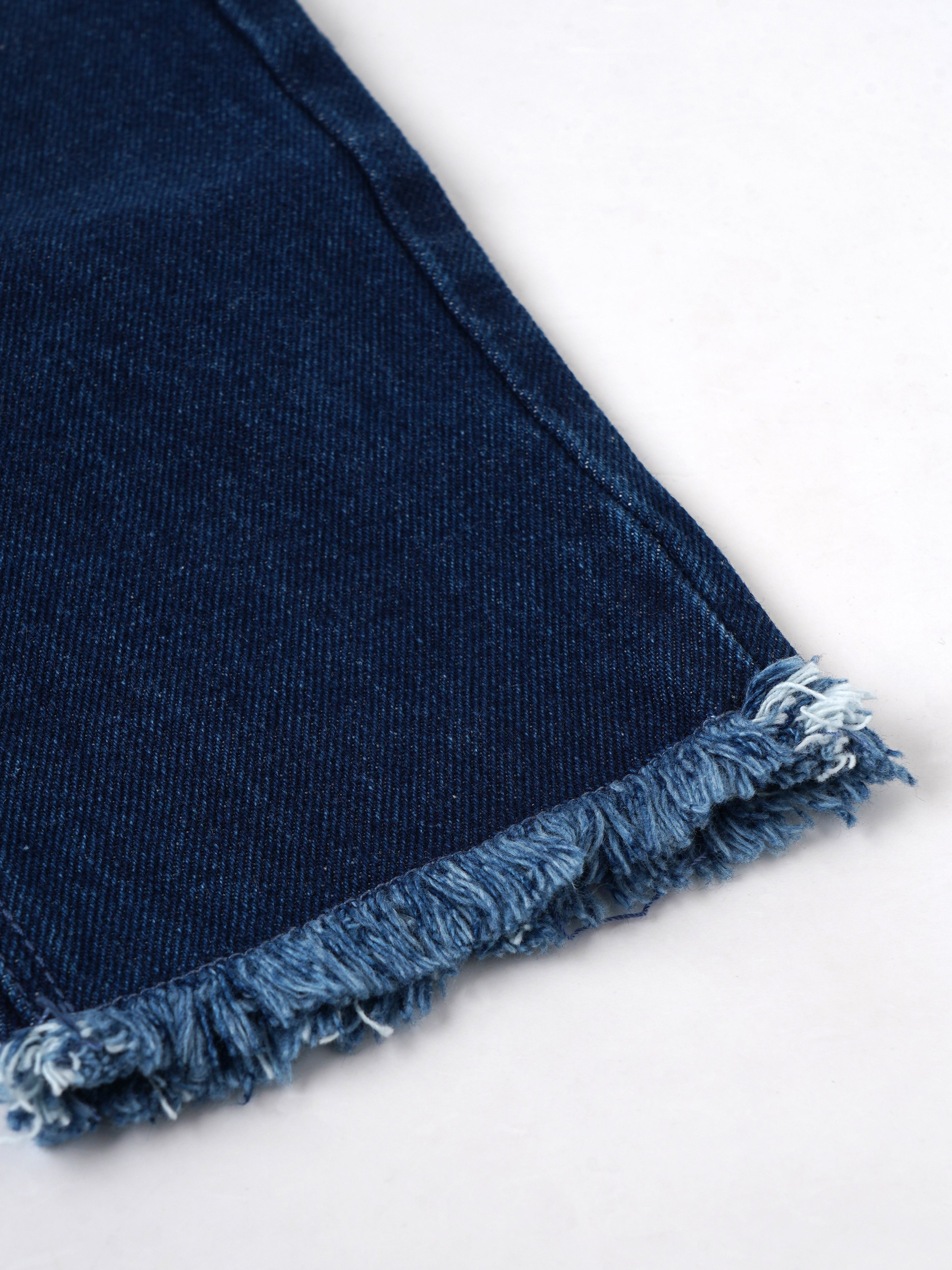 Popees Soft Stretchable Denim with Elastic Waistband Pants (3–36 Months) for Girls