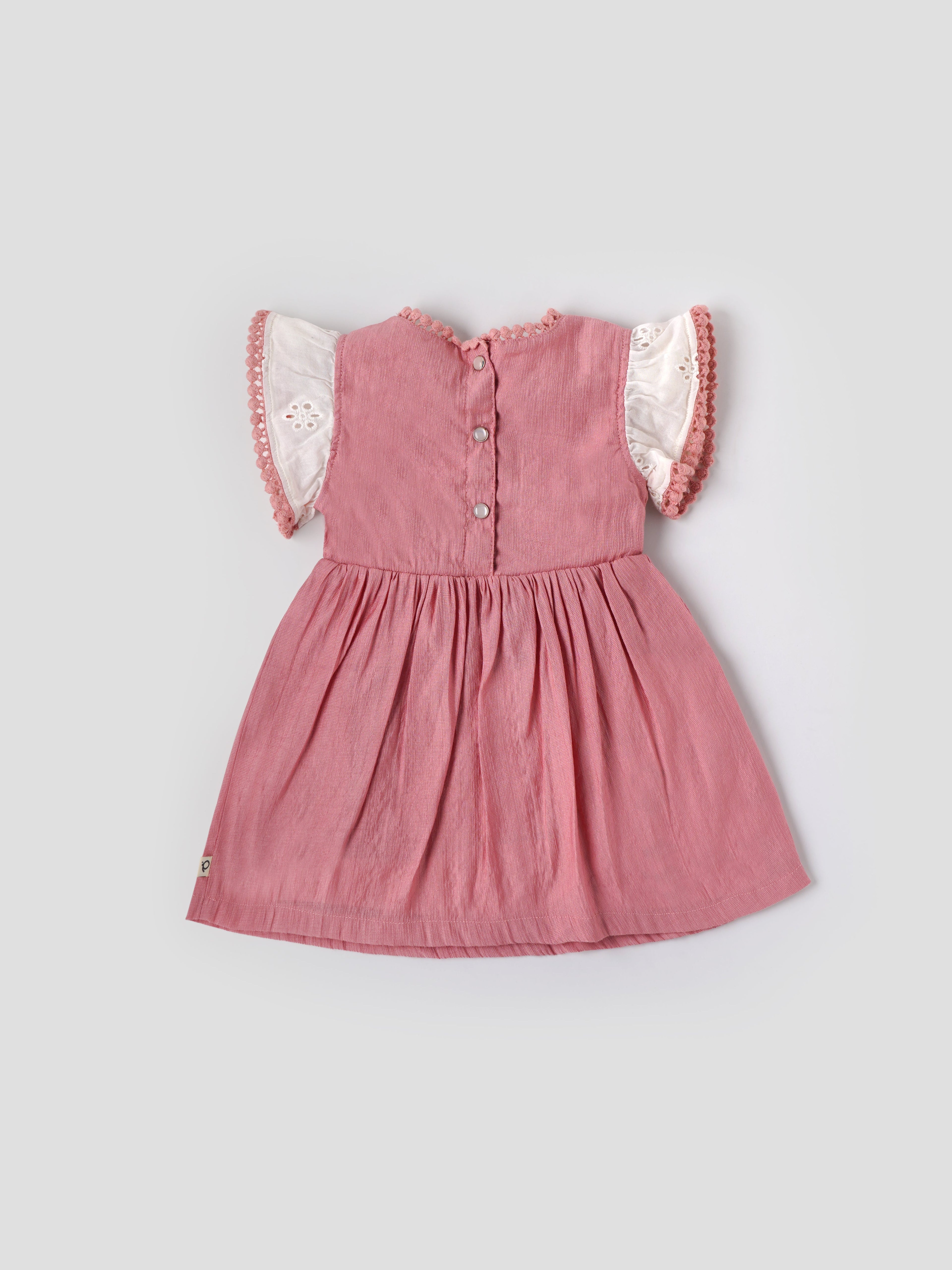 Popees Soft & Stylish Back Half Open Dress (3–36 Months)for Baby Girls