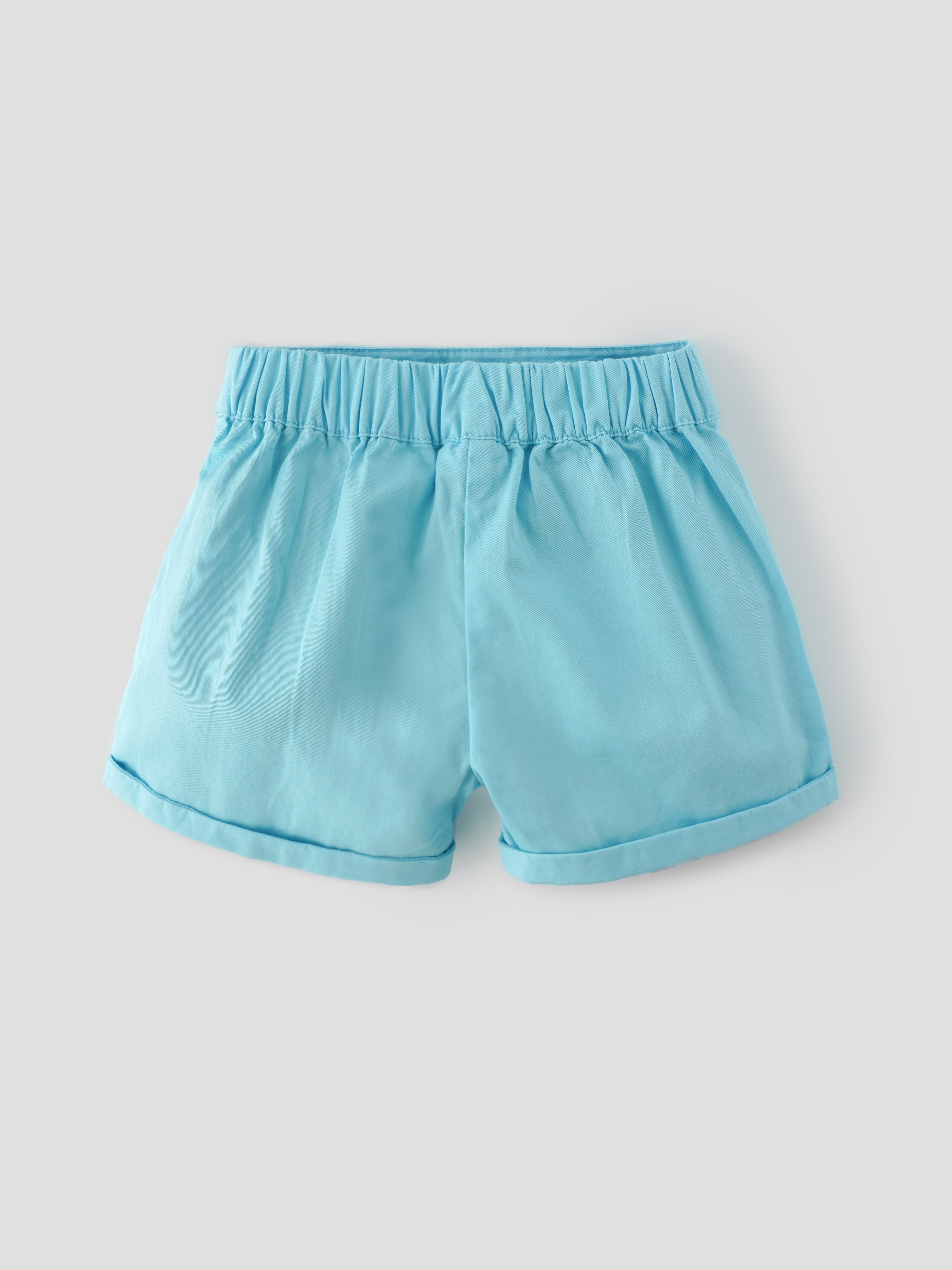 Popees Solid Elastic-Waist Shorts (3–36 Months) for Baby Girls