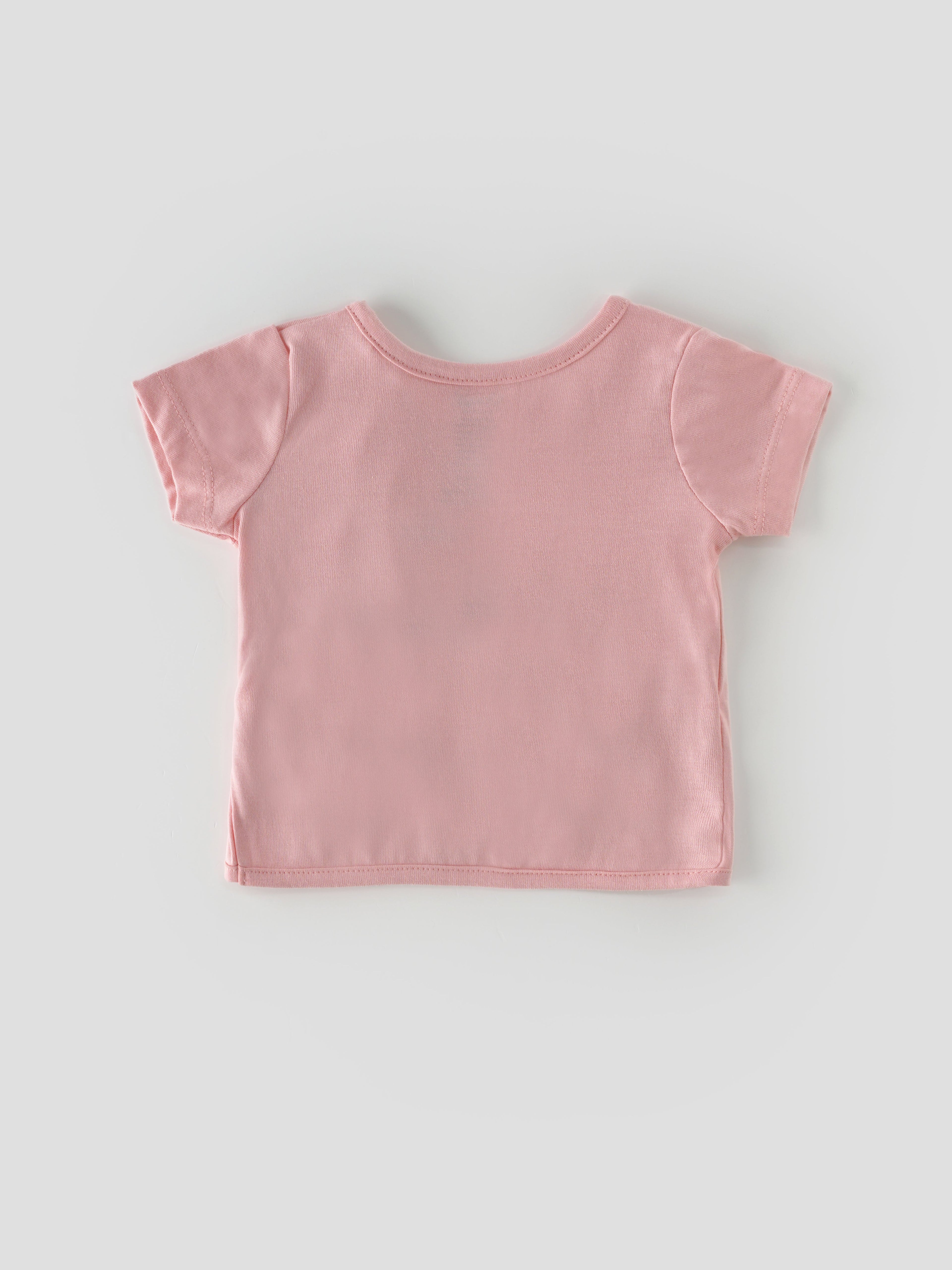 Popees Side Tie Jhabla Top (0–6 Months) for Newborn Girls