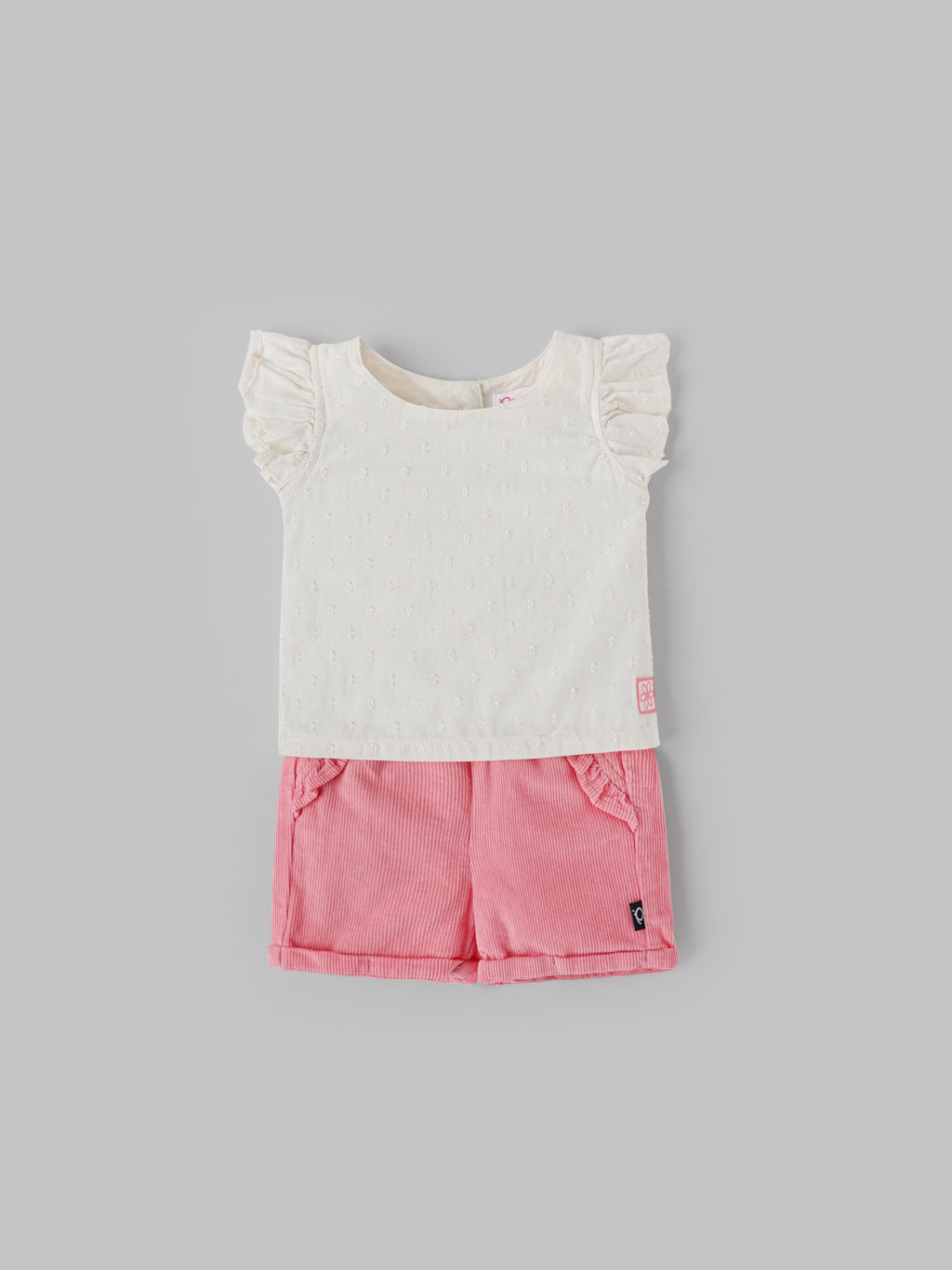 Popees Cotton Coordinated Set for Baby Girls (0–9 Months) – Comfy & Cute Outfit