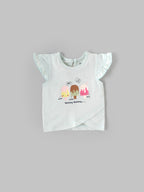 Popees Comfy & Trendy Chest Printed Coordinated Set (0-9 Months)for Baby Girls