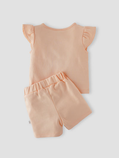 Chic & Skin-friendly Coordinated Set for Newborn Girls