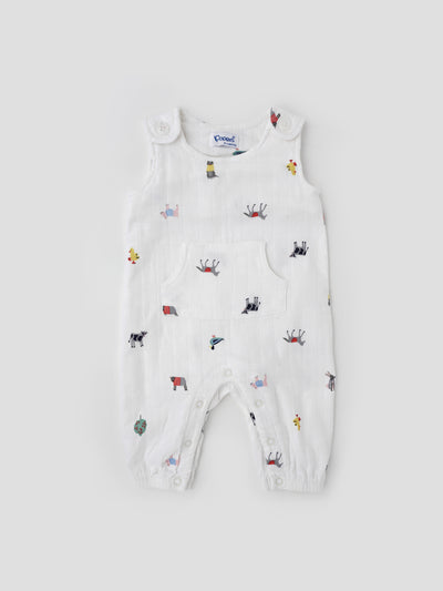 Printed & Skin-friendly Romper for Newborn Boys