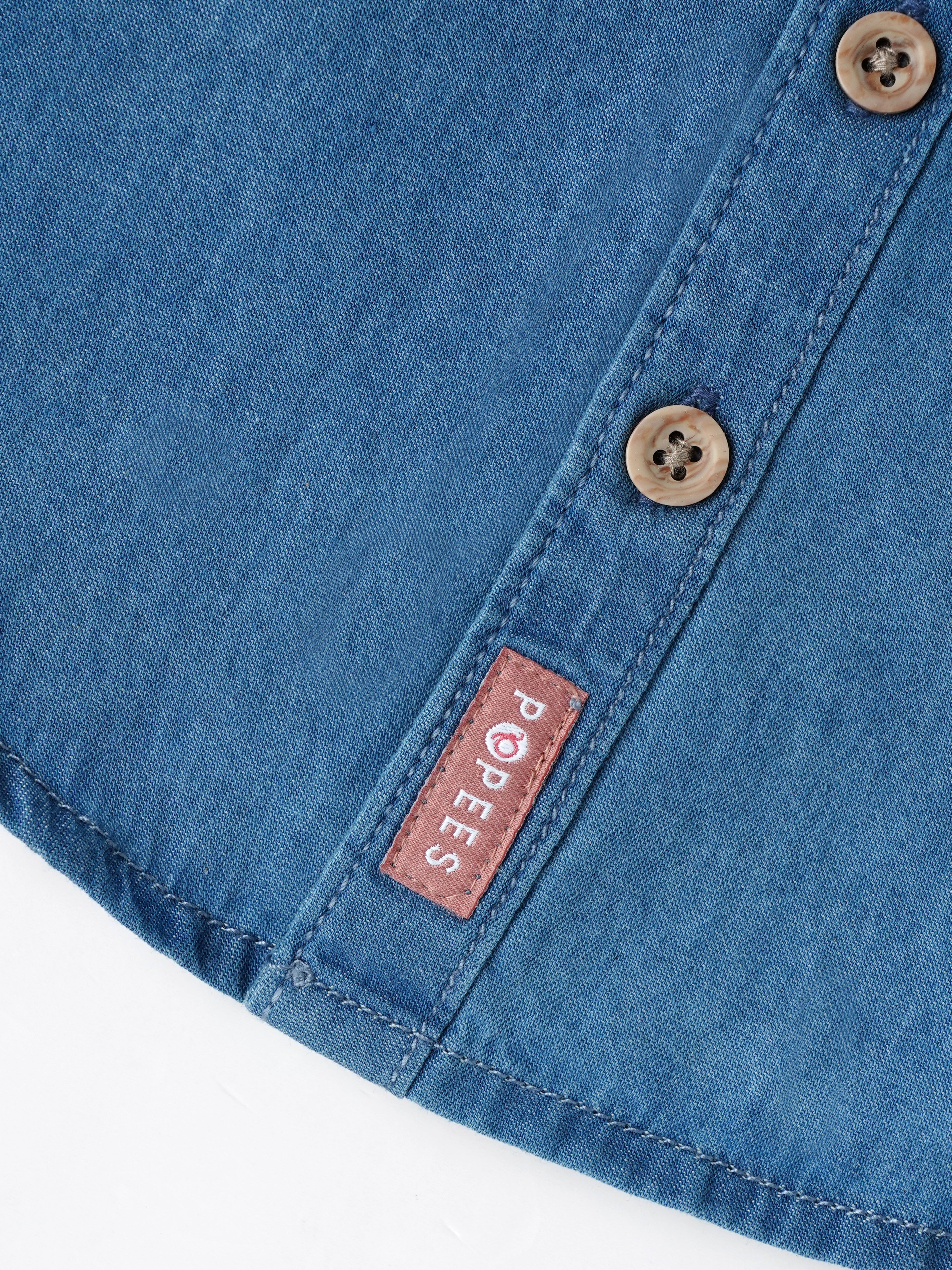 Popees Soft & Stylish Full Sleeve Denim shirt(1-6 Years)for Boys