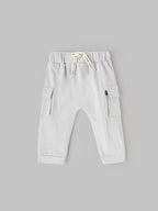 Popees Classic Cargo Jogger Pants (3-36 Months) for Baby Boys