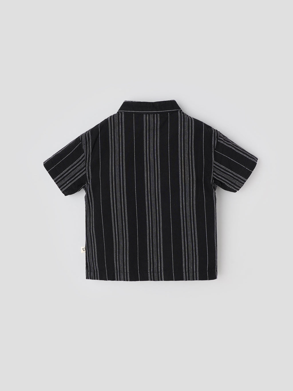 Popees Modern Black Striped Shirt Fashionable & Comfortable (3–36 Months) for Baby Boys
