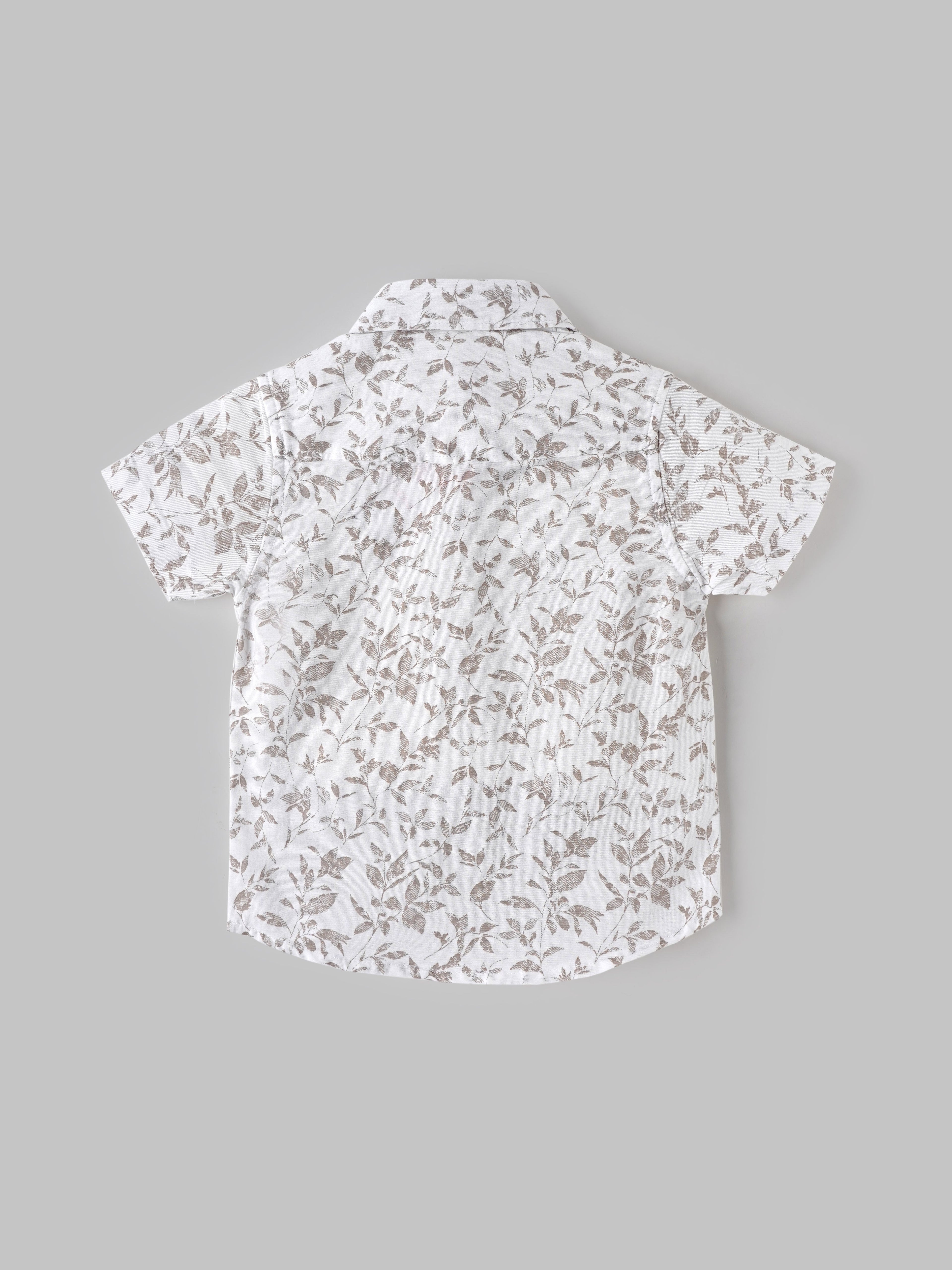 Popees Trendy All-Over Printed Half Sleeve Shirt (3-36 Months) for Boys