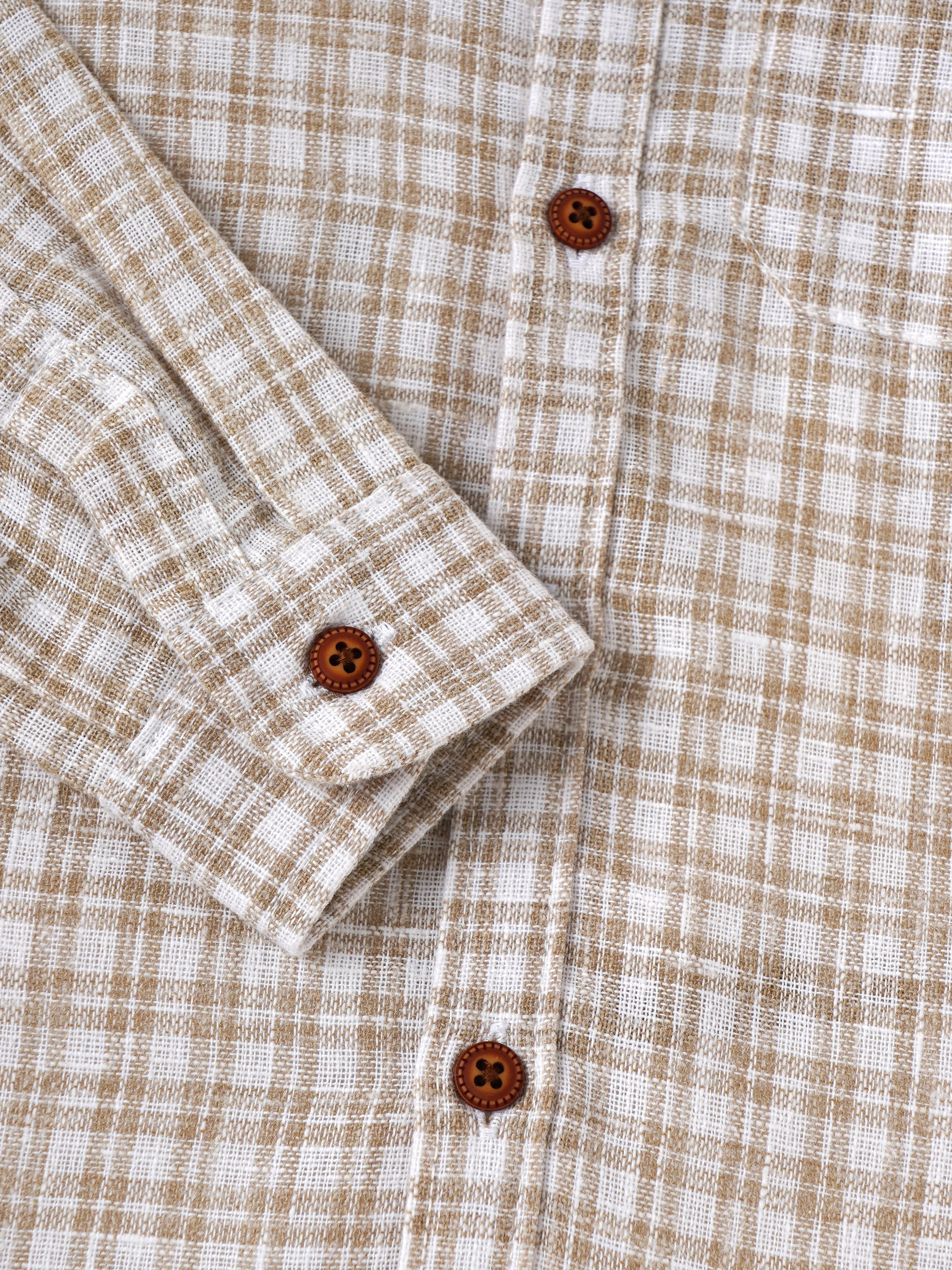 Popees Comfy & Stylish Checked Shirt (3–24 Months) for Boys