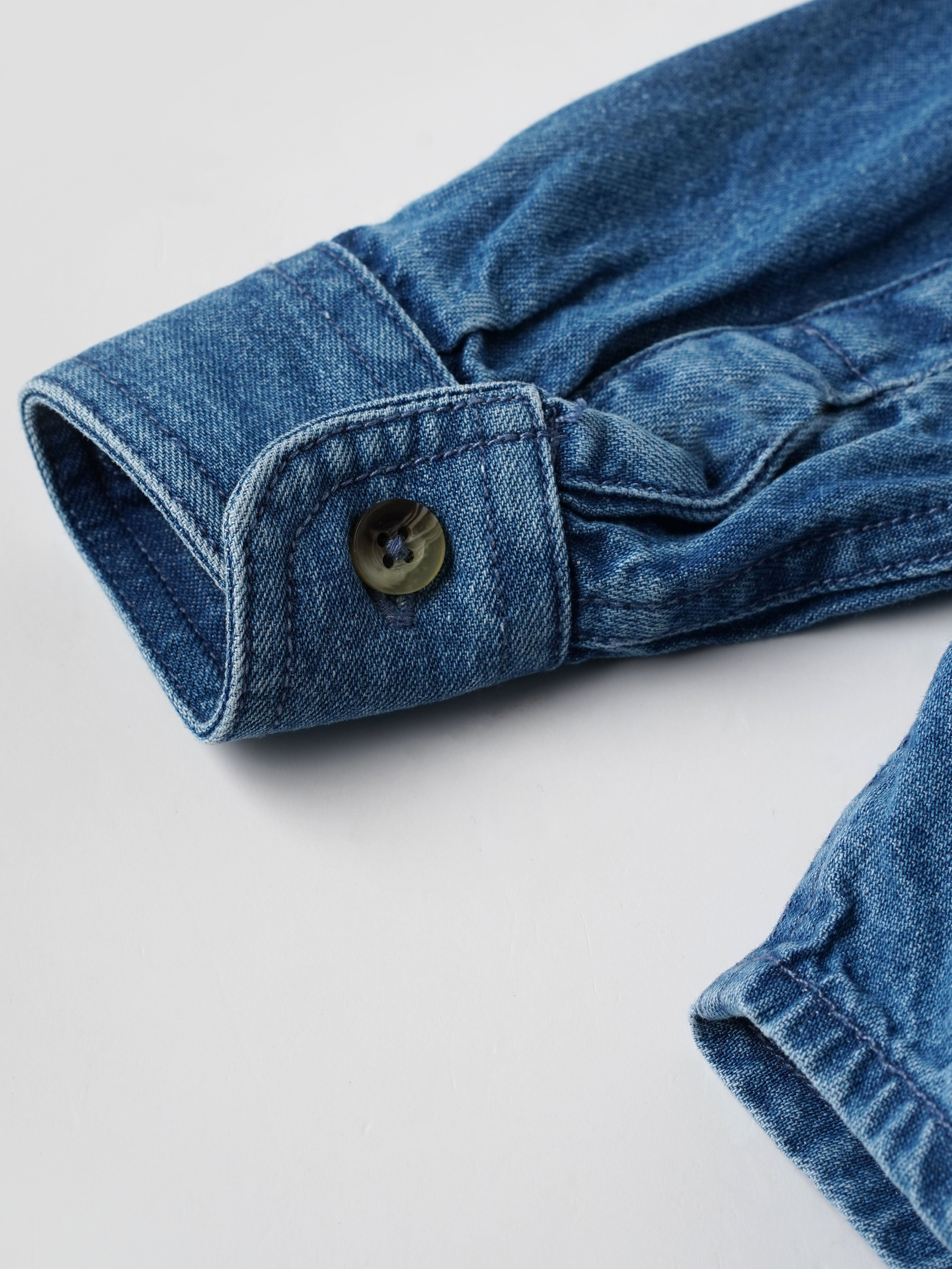 Popees Stylish Denim Full Sleeve shirt (3-36 Months) for Boys