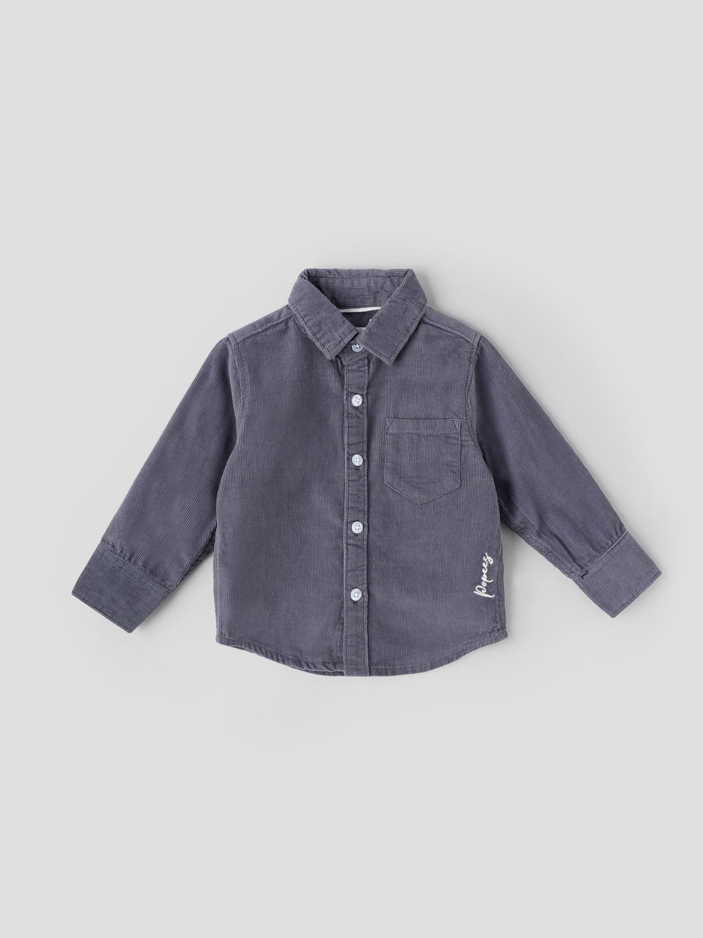 Popees Full-Sleeve Corduroy Shirt (3–36 Months) for Boys