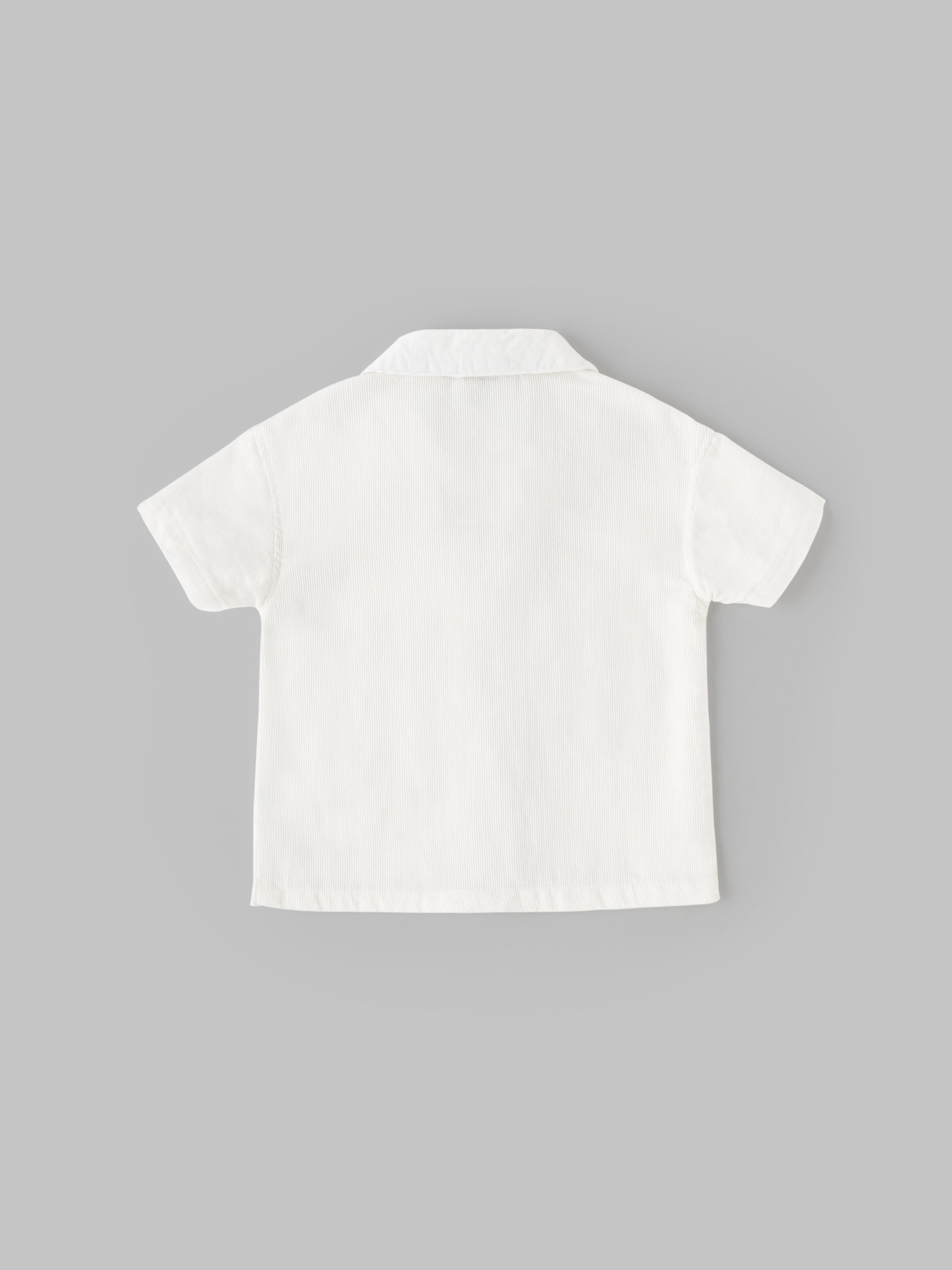 Popees Half-Sleeve Corduroy Shirt (3–36 Months) for Boys