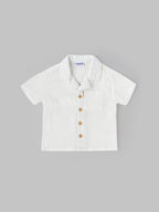 Popees Half-Sleeve Corduroy Shirt (3–36 Months) for Boys
