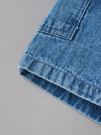 Popees Baby Boys Soft Denim Shorts| Blue | 3 Months To 24 Month