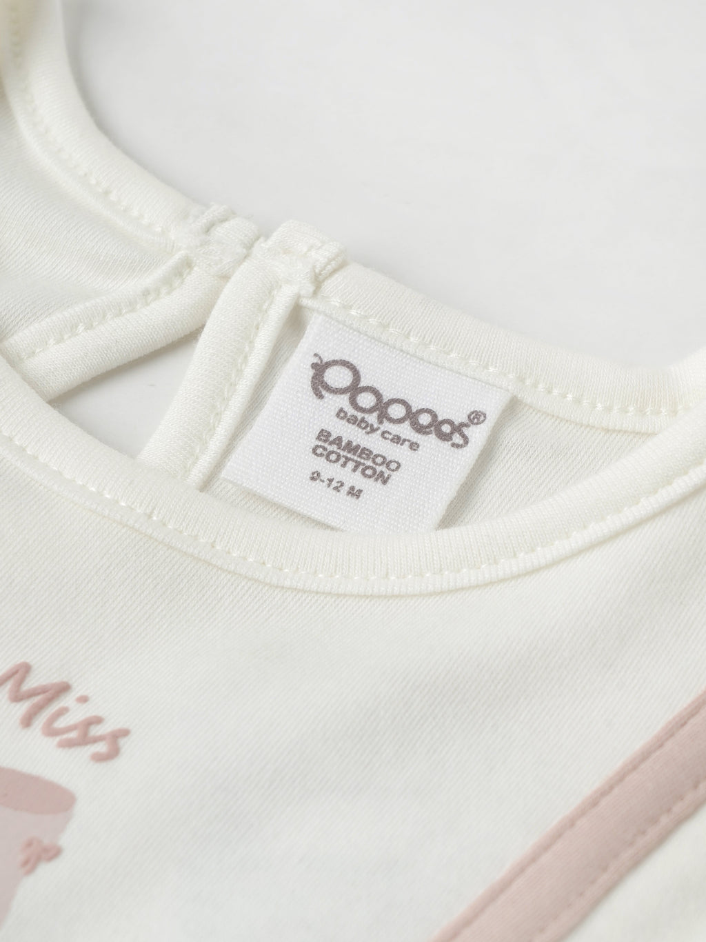 Popees Girls Half-Sleeve Back Open Dress (3-36 Months) Made of Organic Bamboo Cotton Fabric