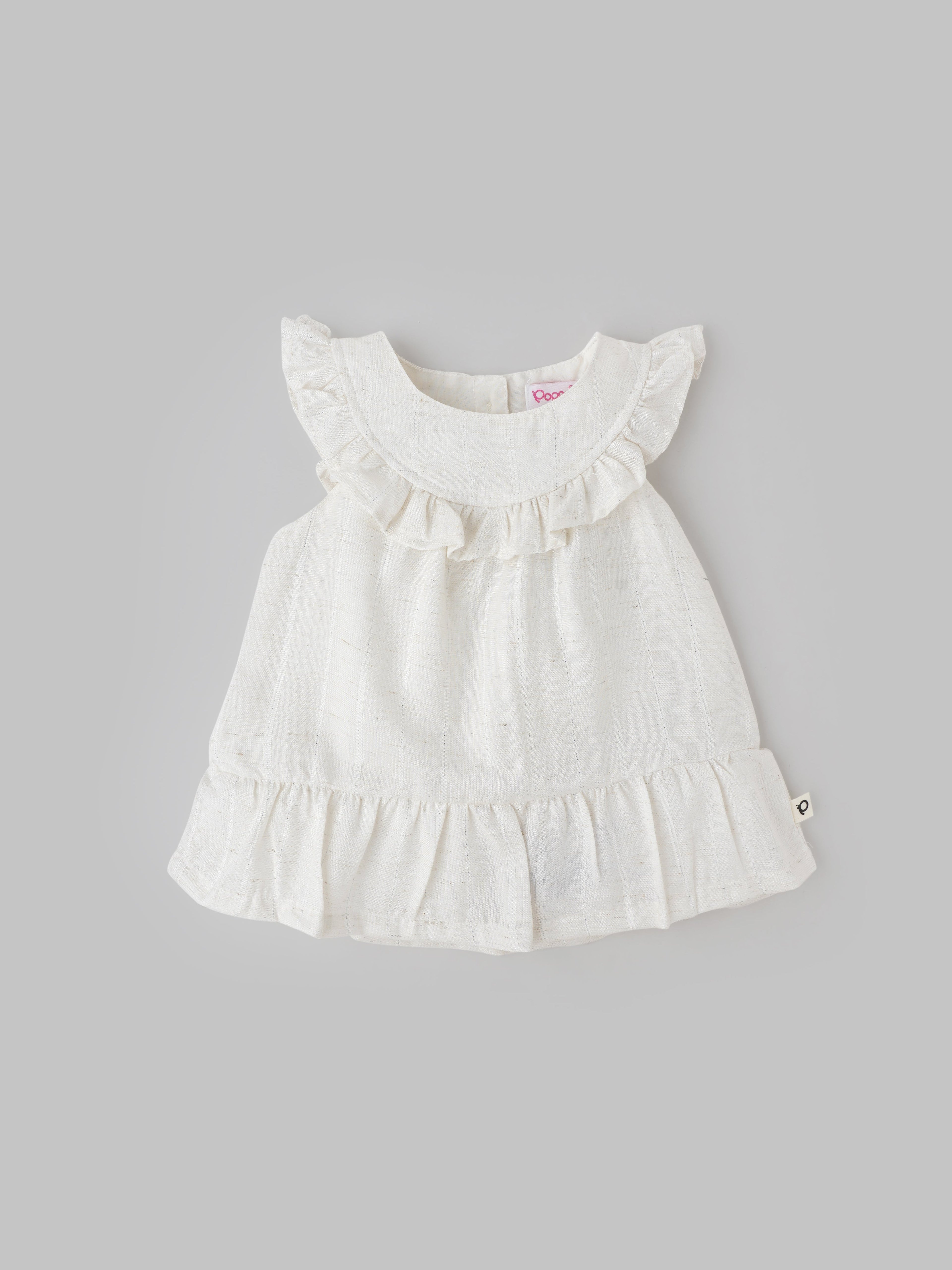 Popees Soft & Stylish Sweet Ruffled Party Dress (3–36 Months) for Baby Girls