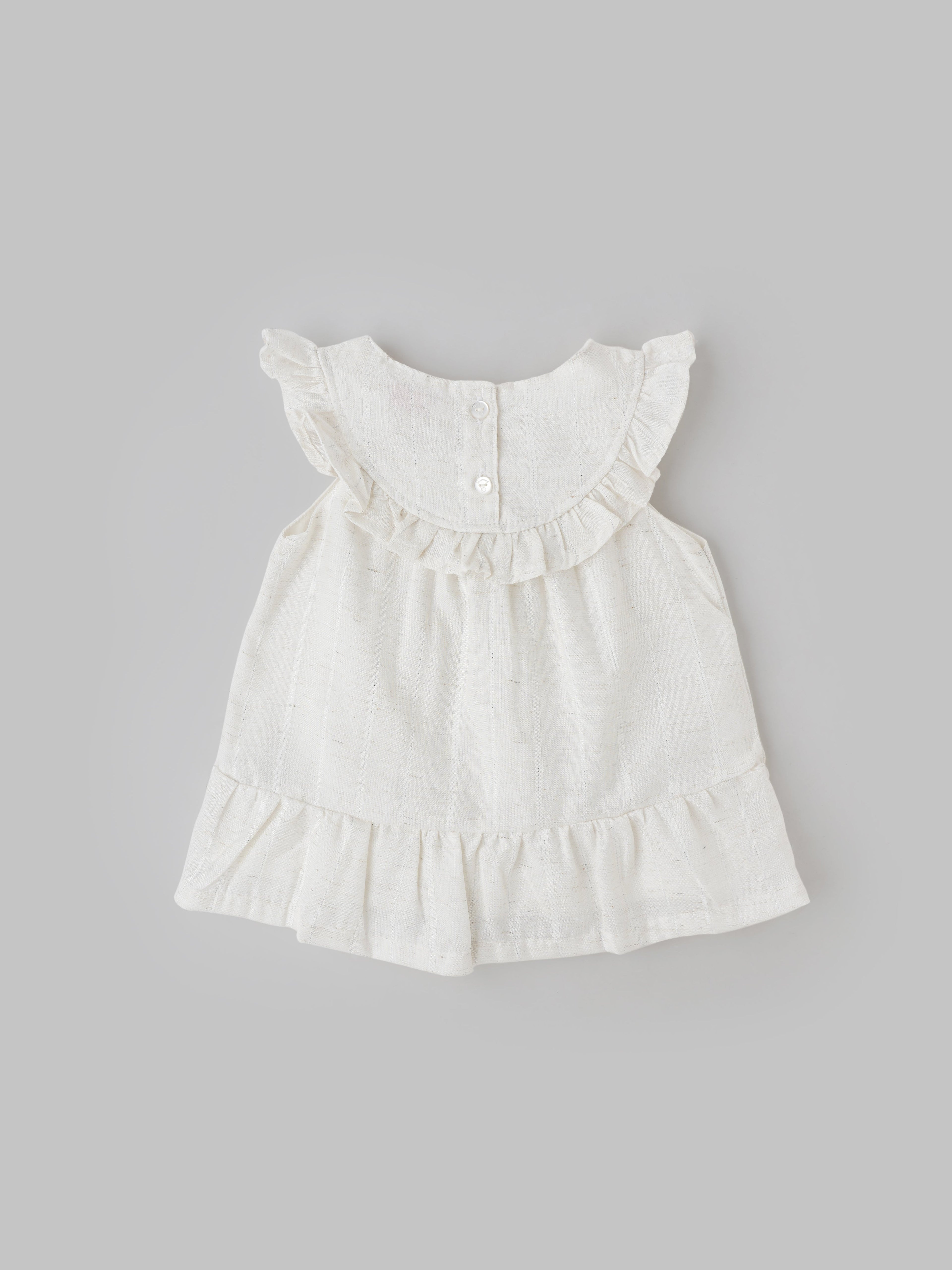 Popees Soft & Stylish Sweet Ruffled Party Dress (3–36 Months) for Baby Girls