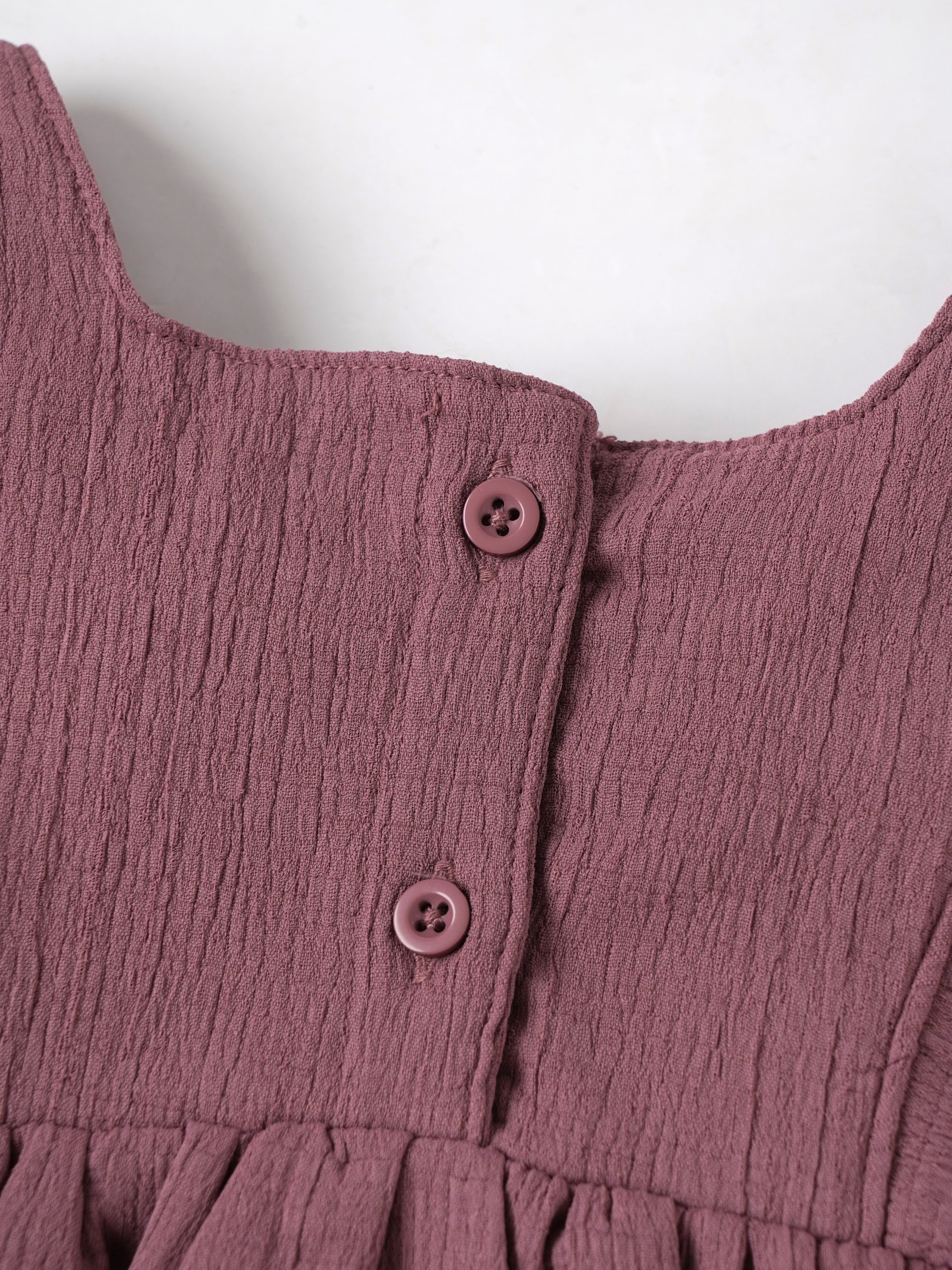 Popees Stylish Half Sleeve Back Half Open Dress (3–24 Months)for Baby Girls